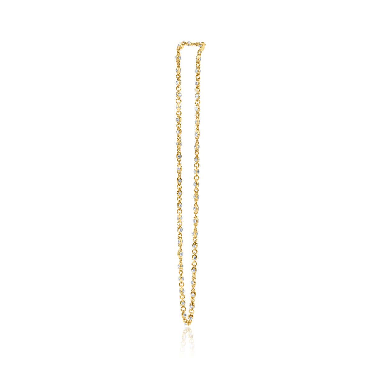 3-Sided Diamond Necklace