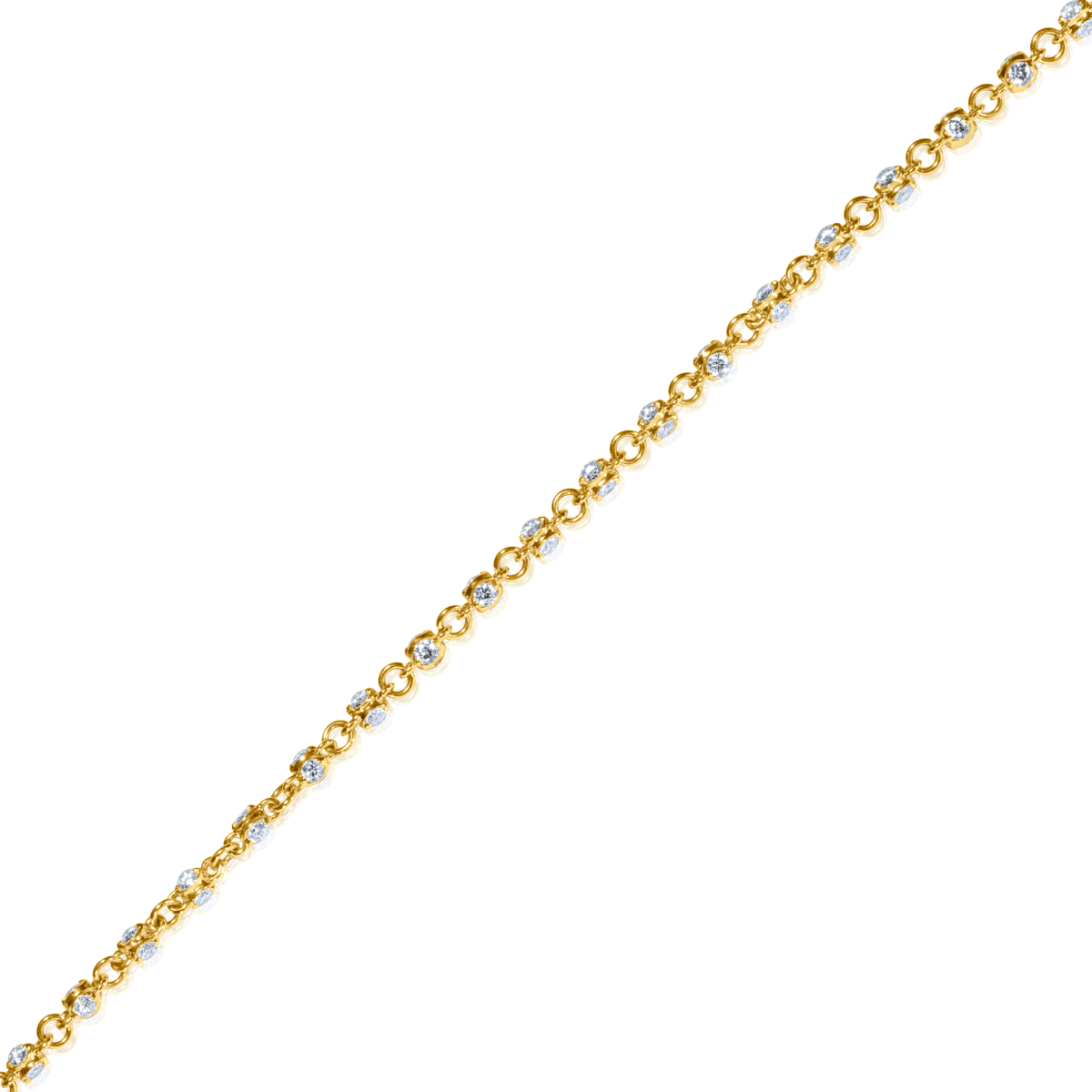 3-Sided Diamond Necklace