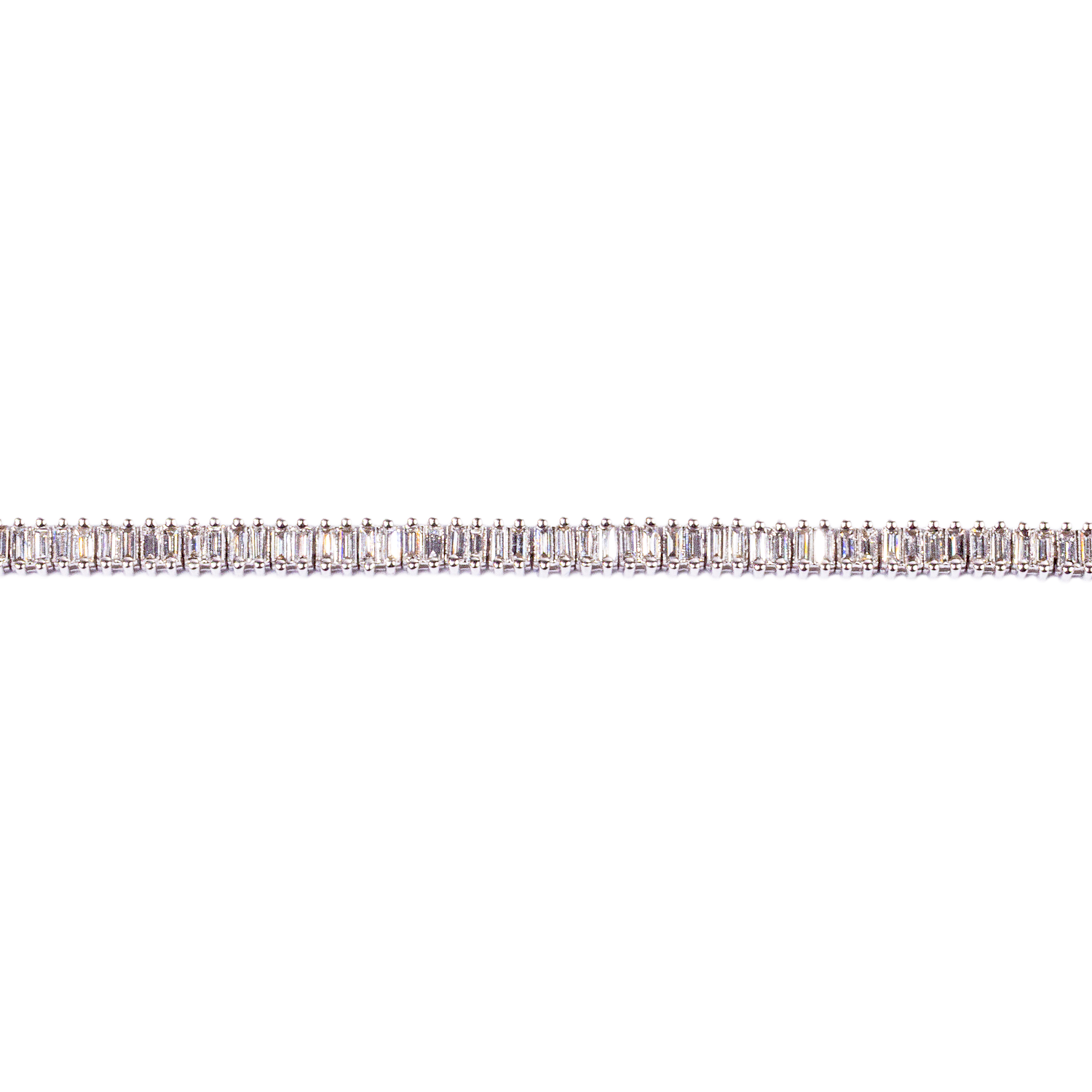 Sleek Baguette Diamond Bracelet