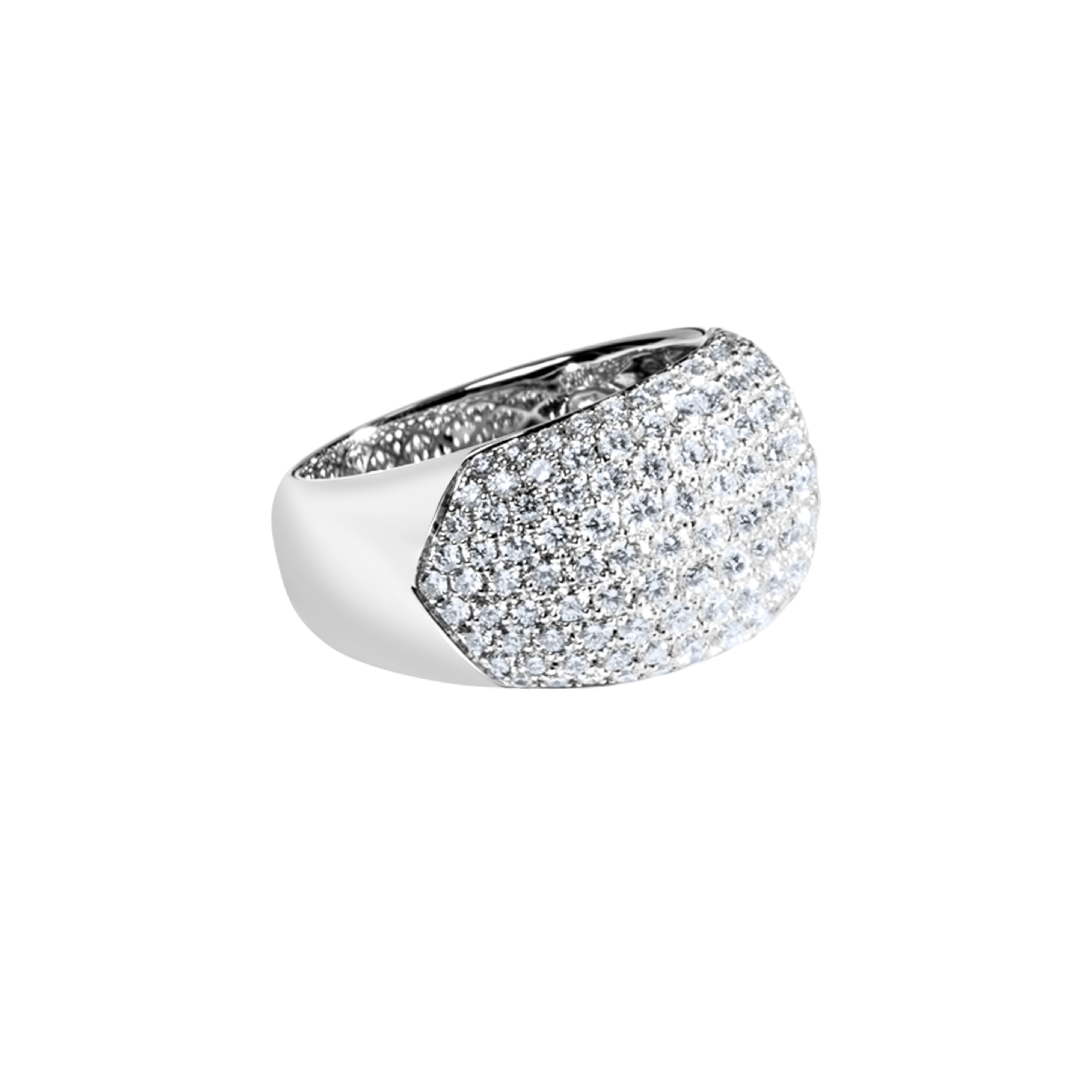 Diamond Pave Dome Ring