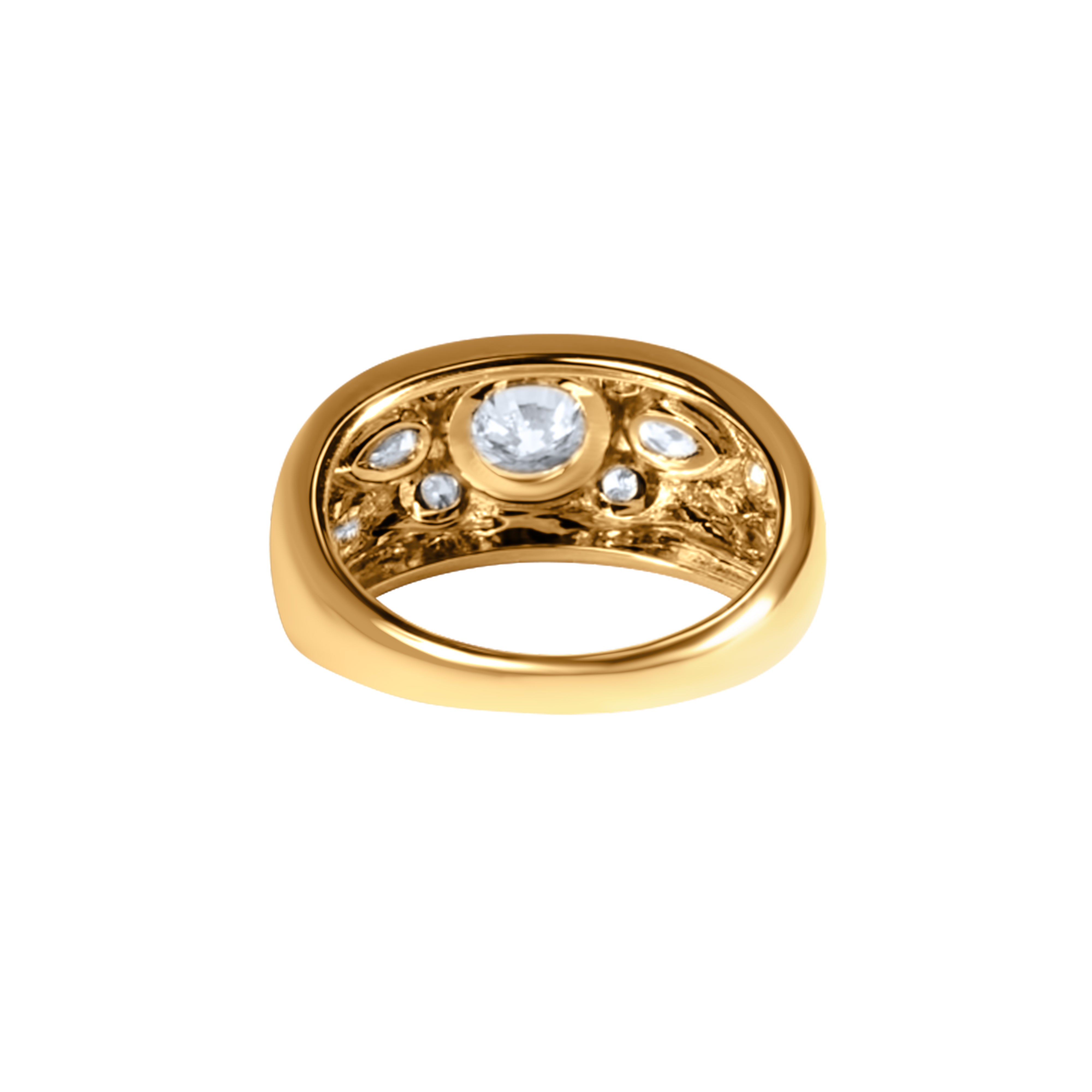 Lab Diamond Dome Ring