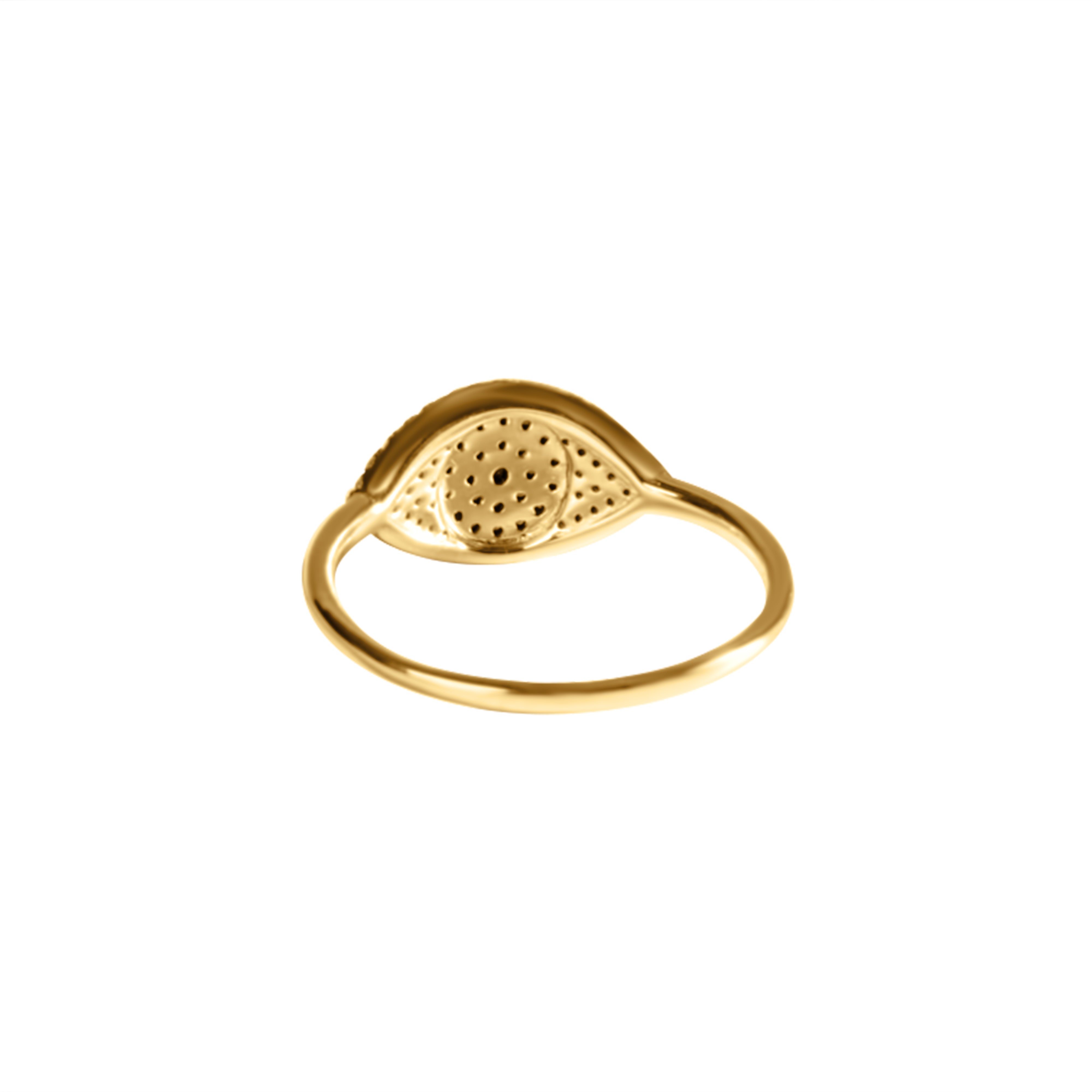 Pave Evil Eye Ring
