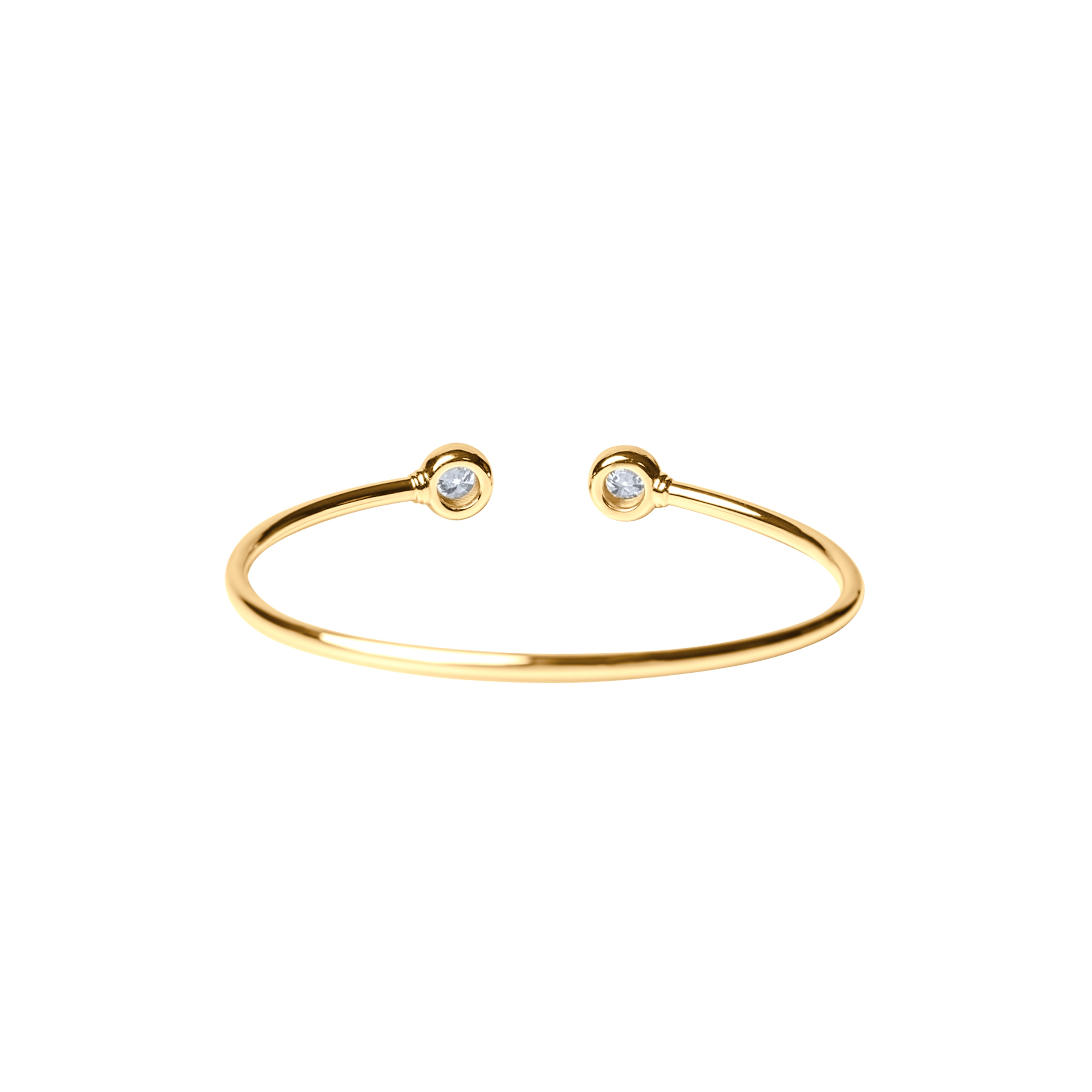 Lab Diamond Open Bangle
