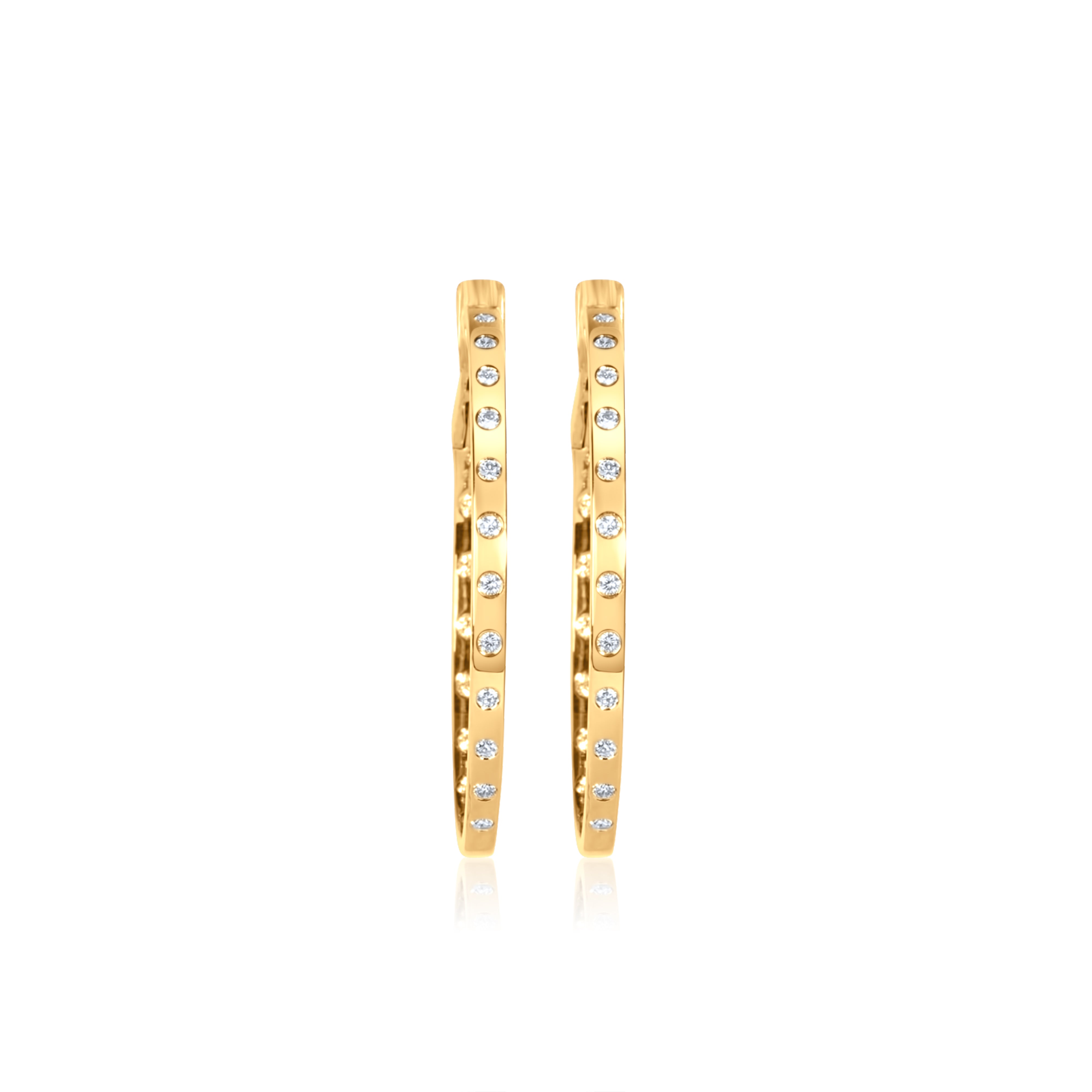 Signature Diamond Hoops