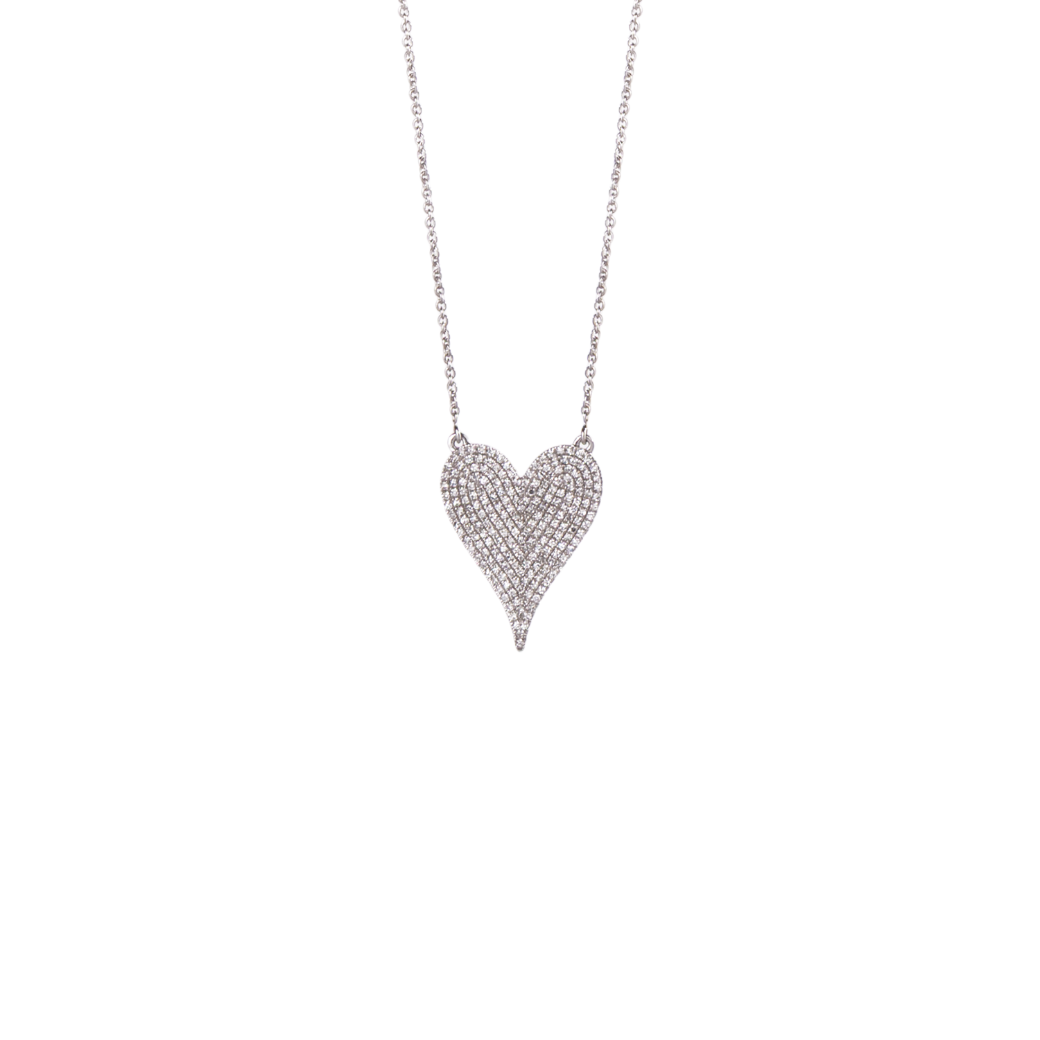 Elongated Diamond Heart