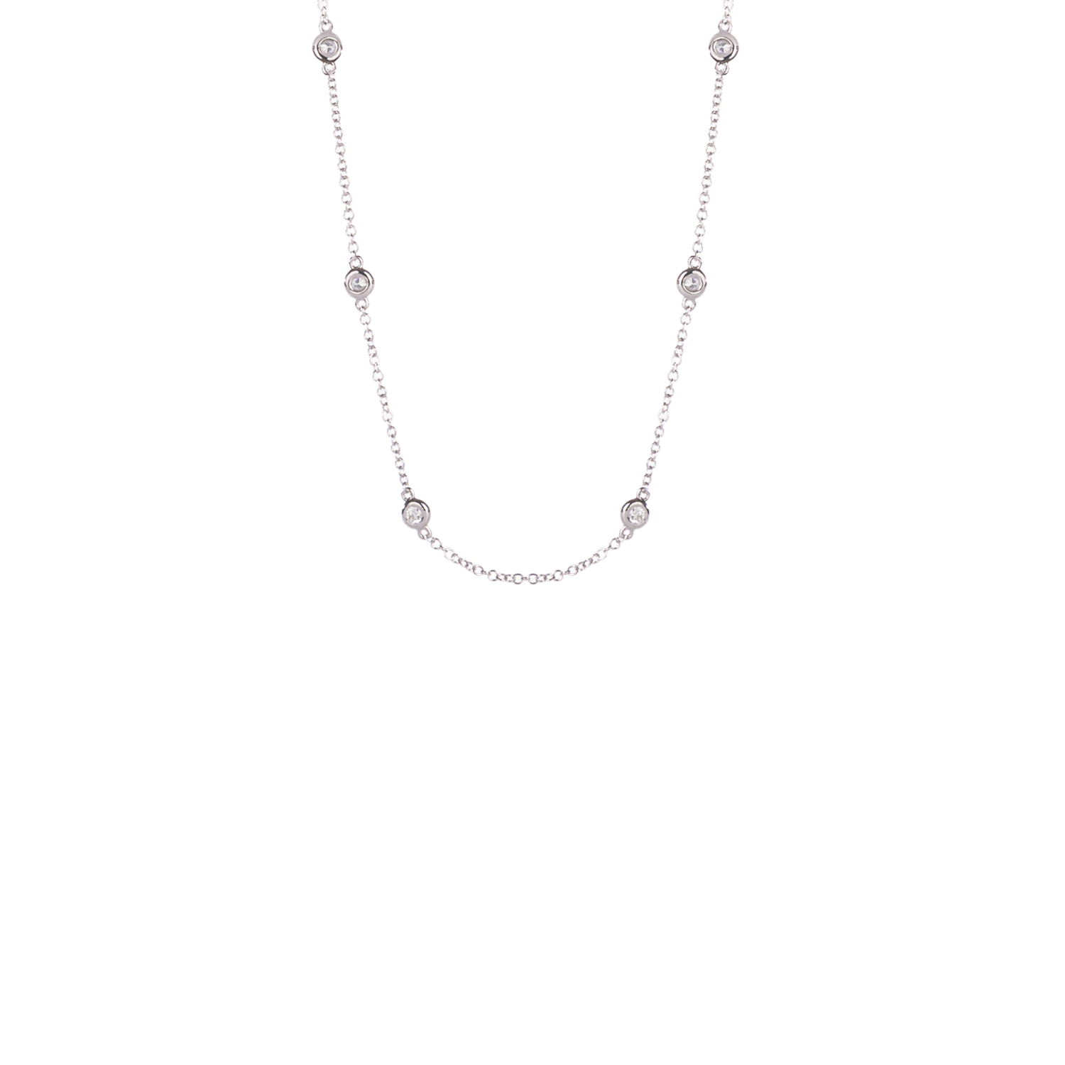 Diamond By The Yard Necklace