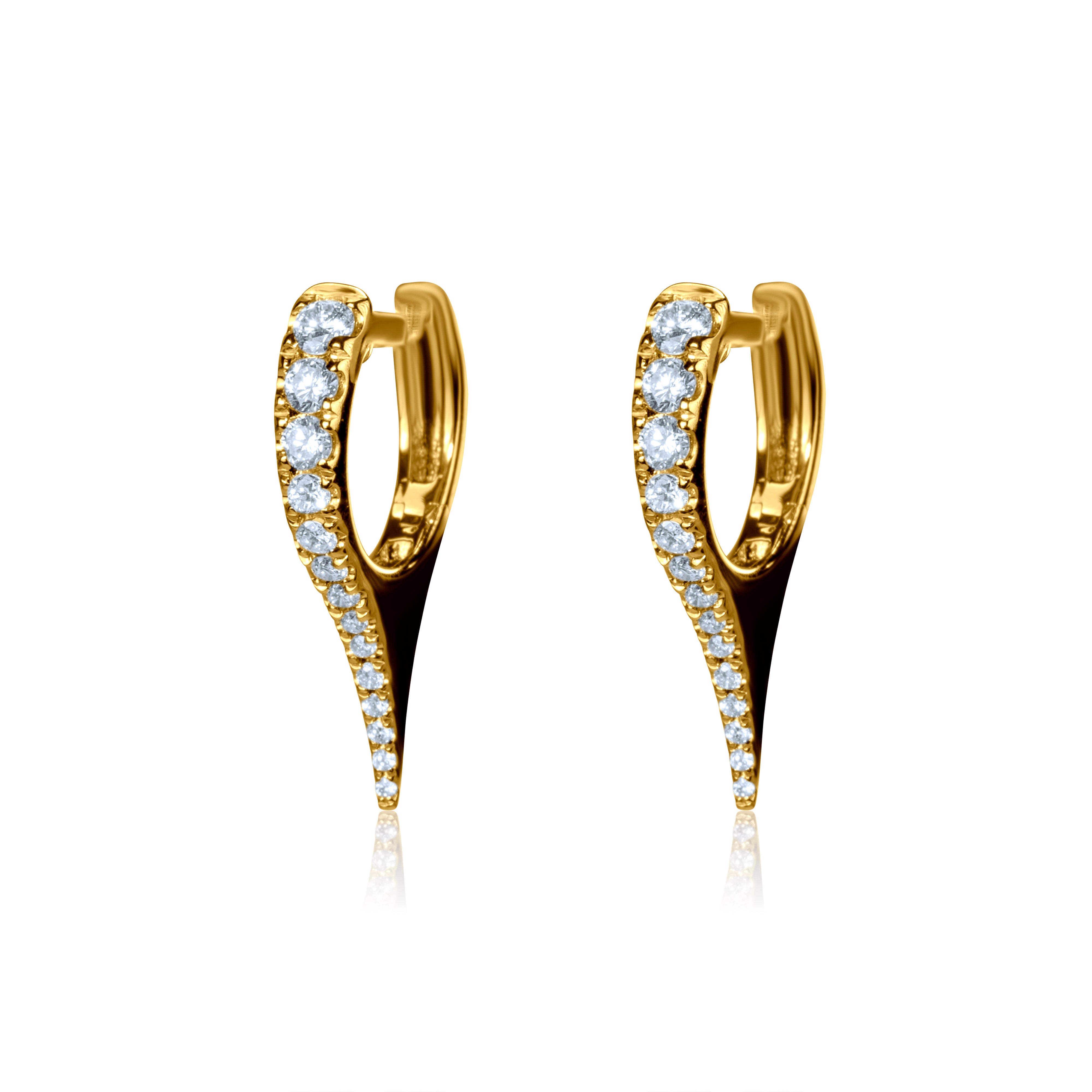 Diamond Dagger Earrings