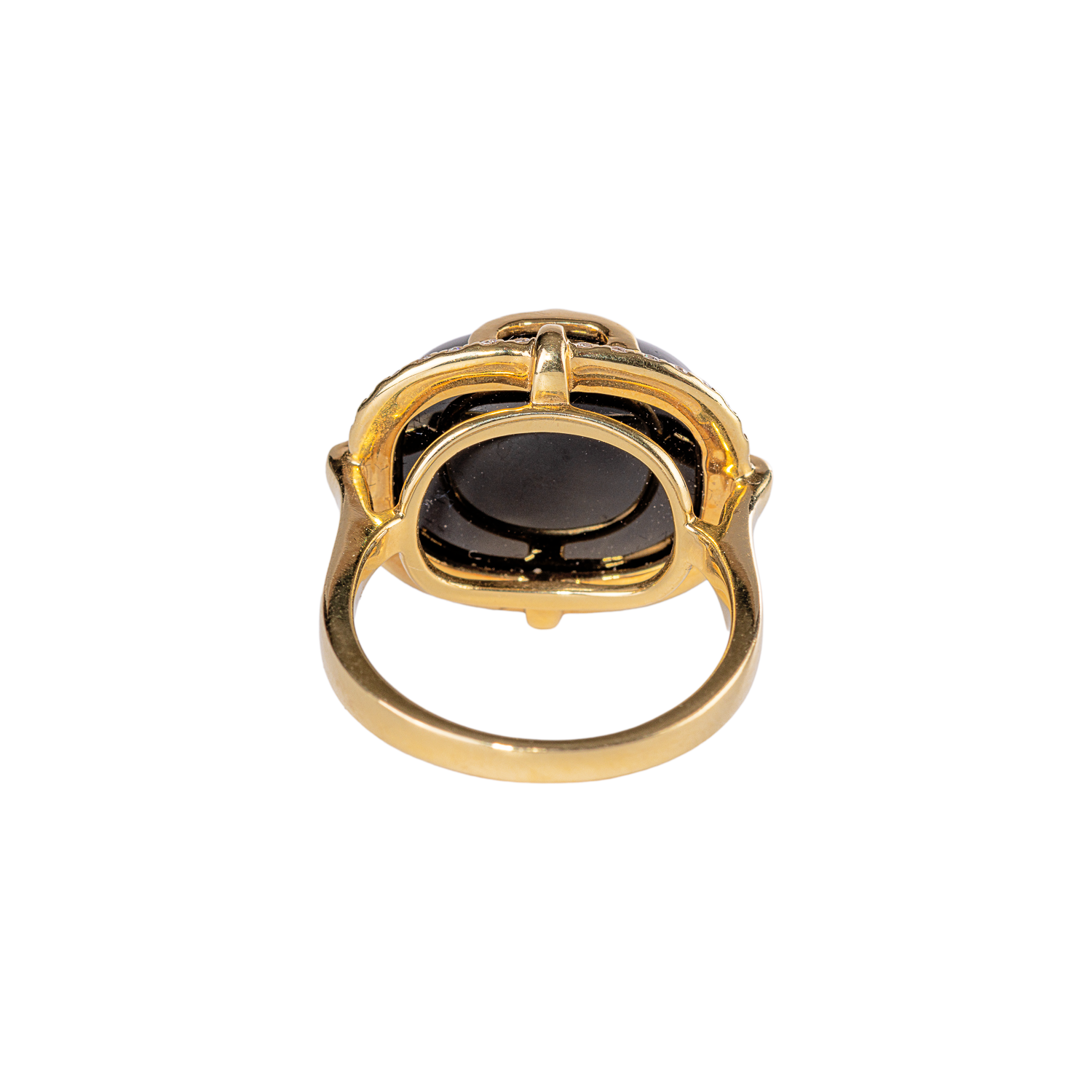 Black Onyx Cabochon Ring