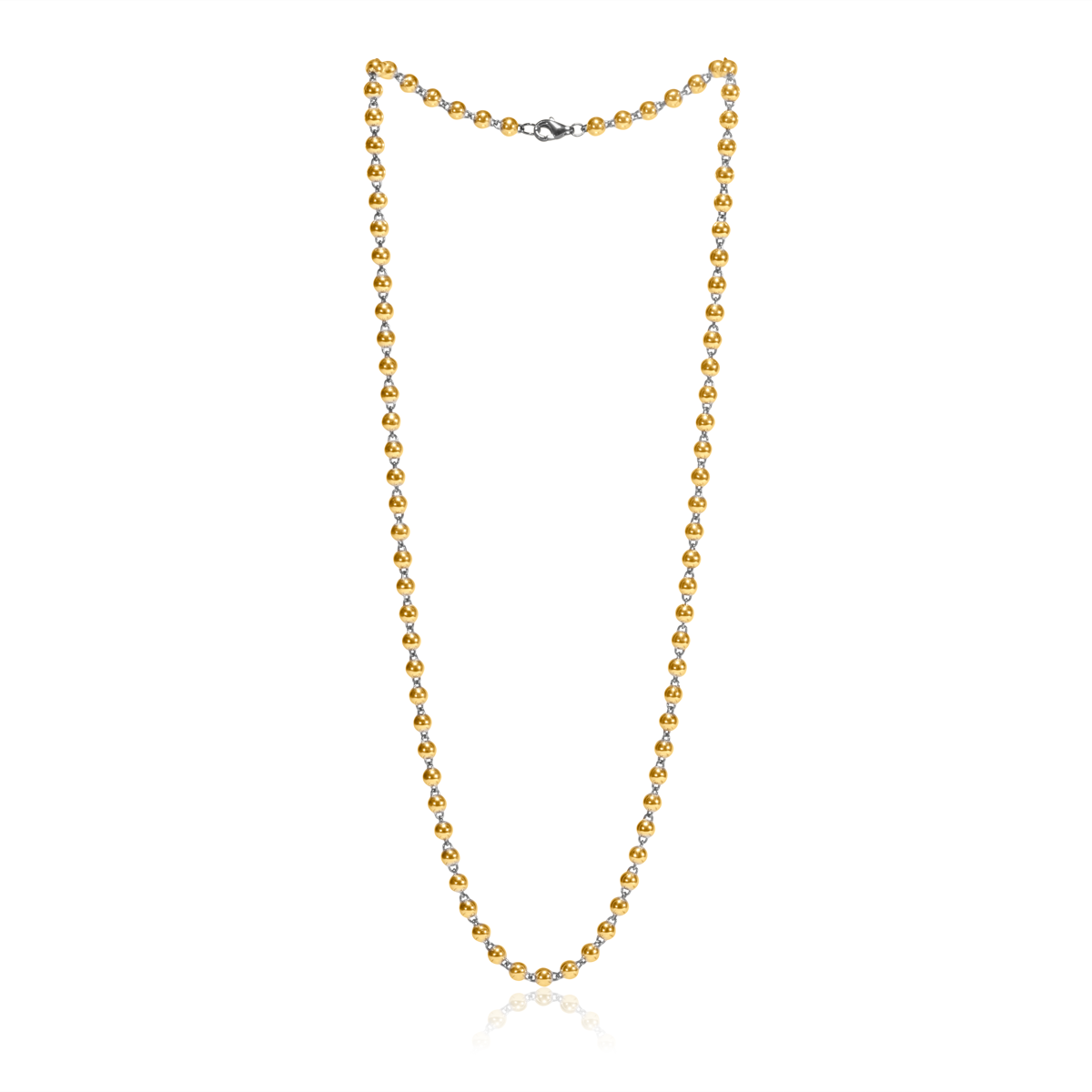Blackened Gold Ball Chain