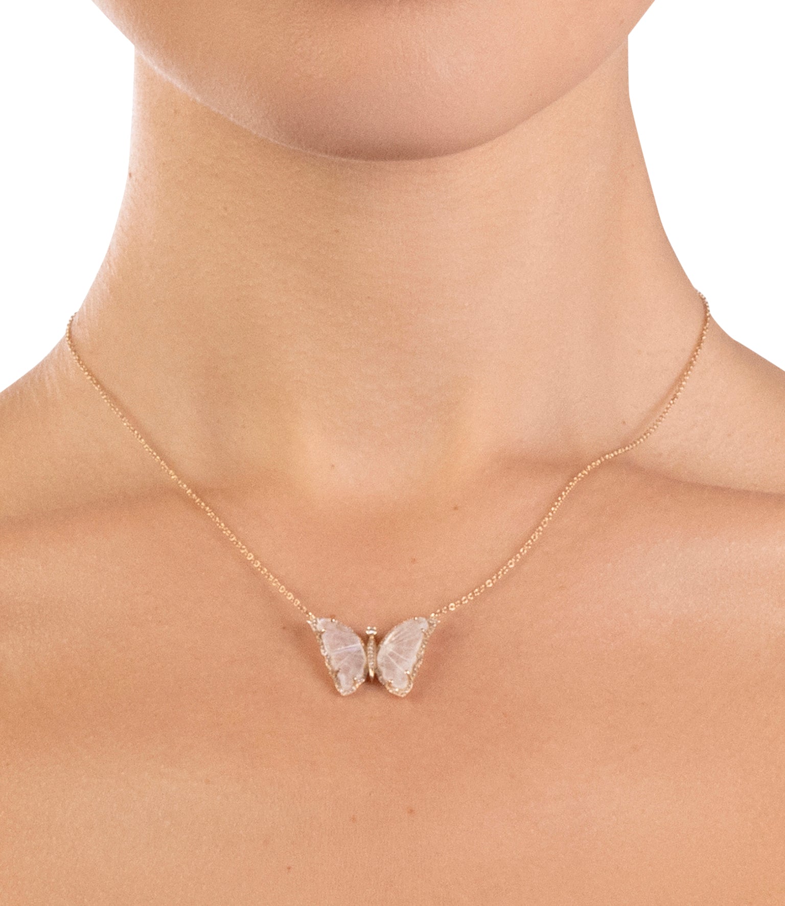 Carved Butterfly Necklace