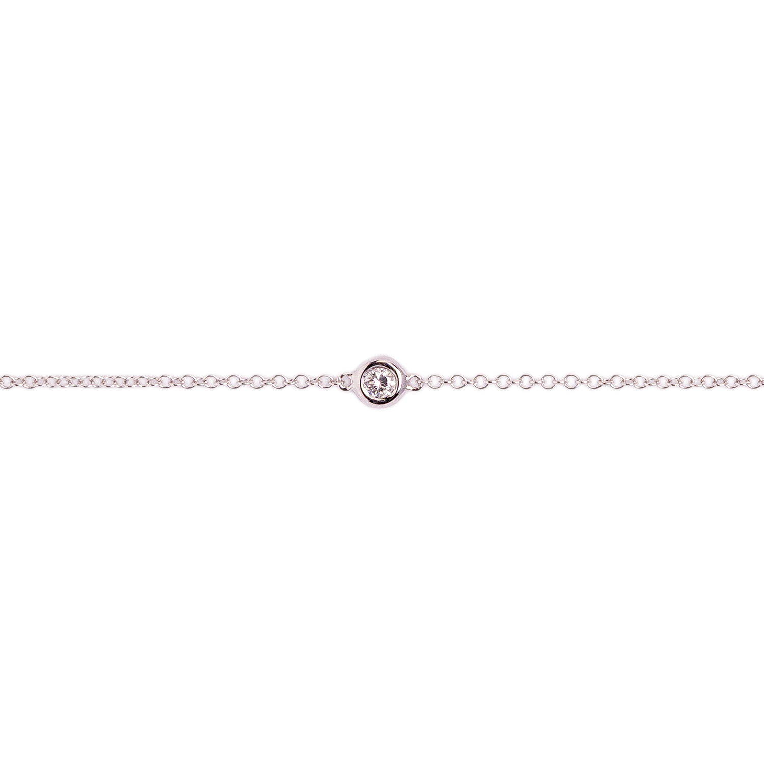 Delicate Solitaire Diamond Bracelet