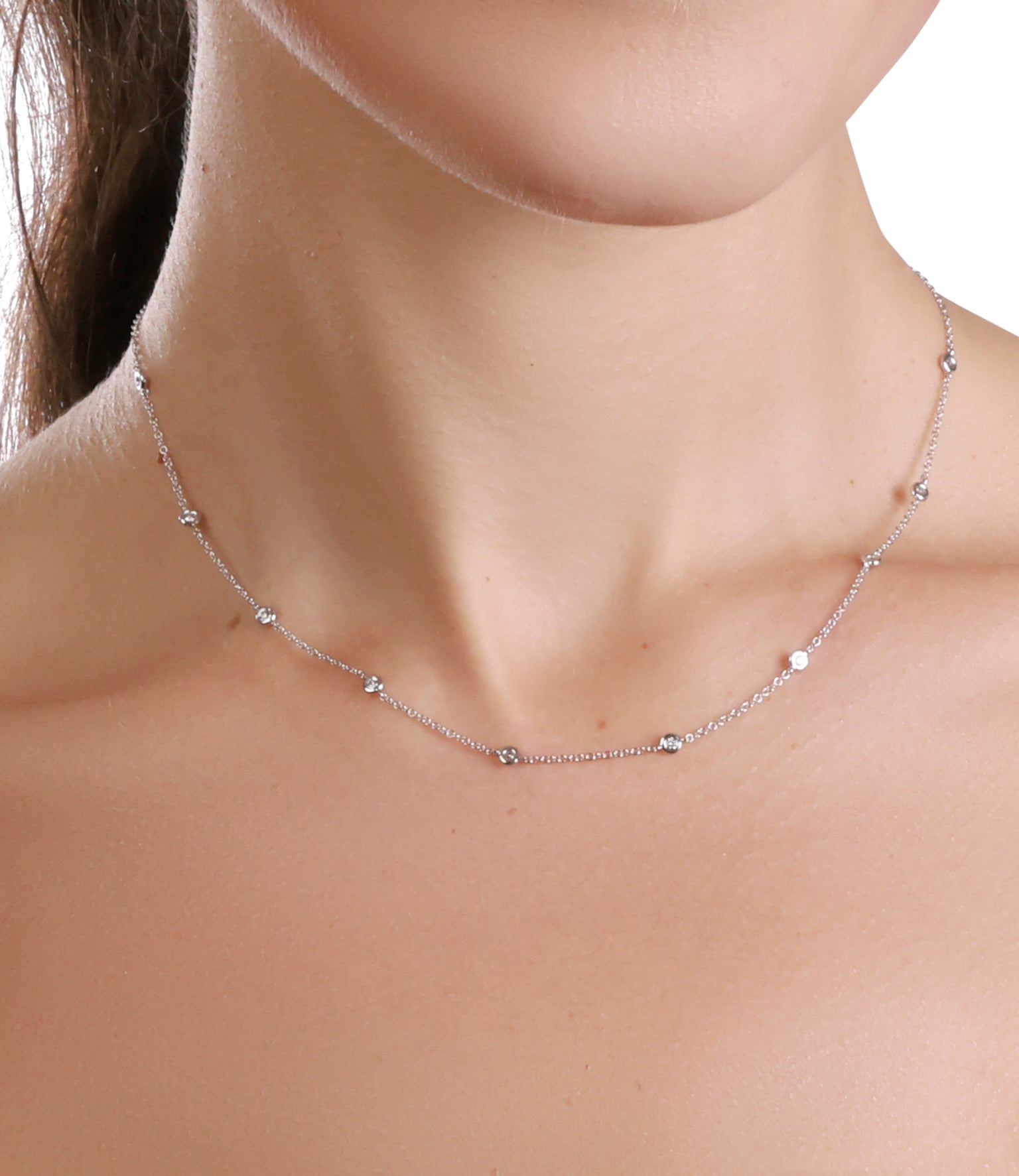 Diamond By The Yard Necklace