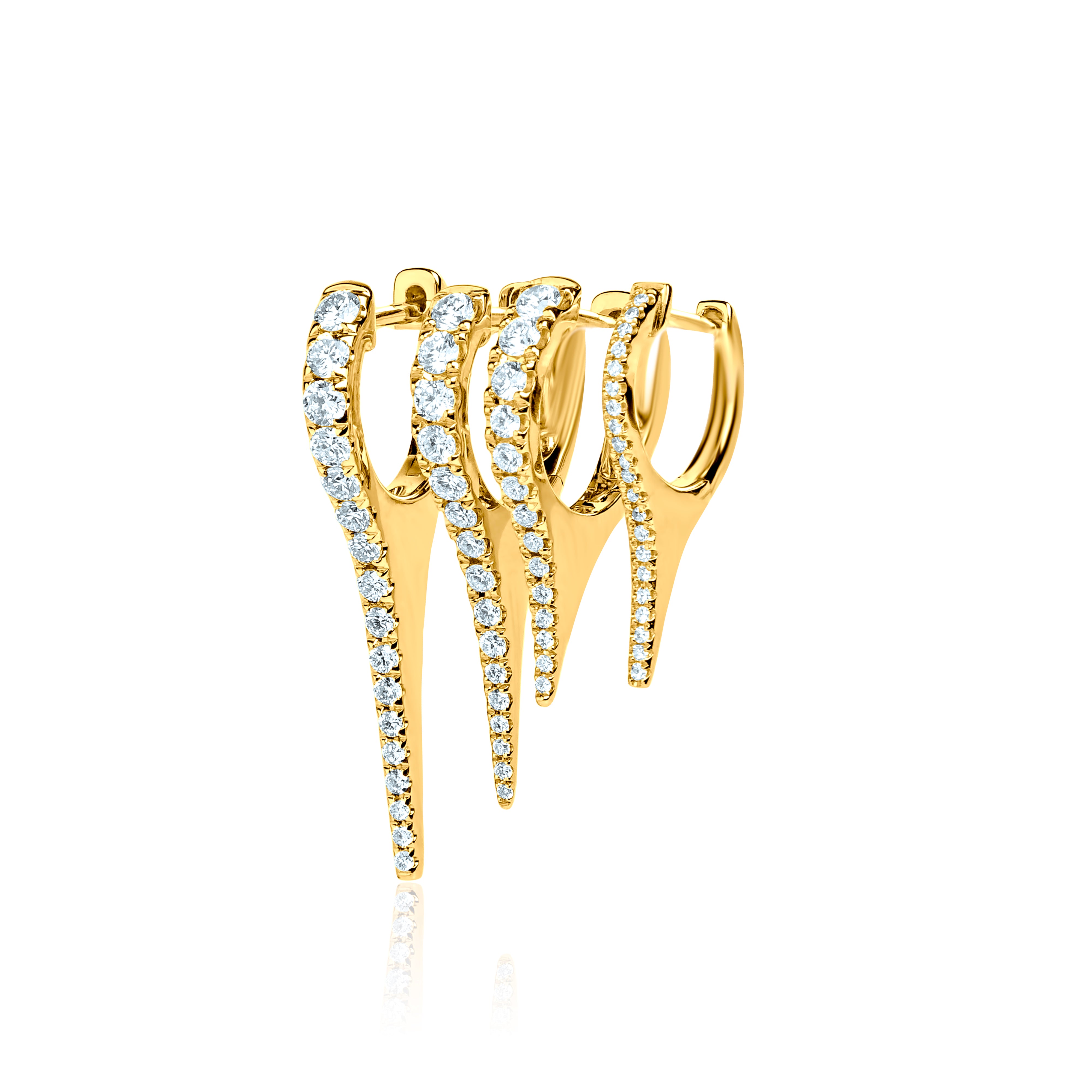 Diamond Dagger Earrings