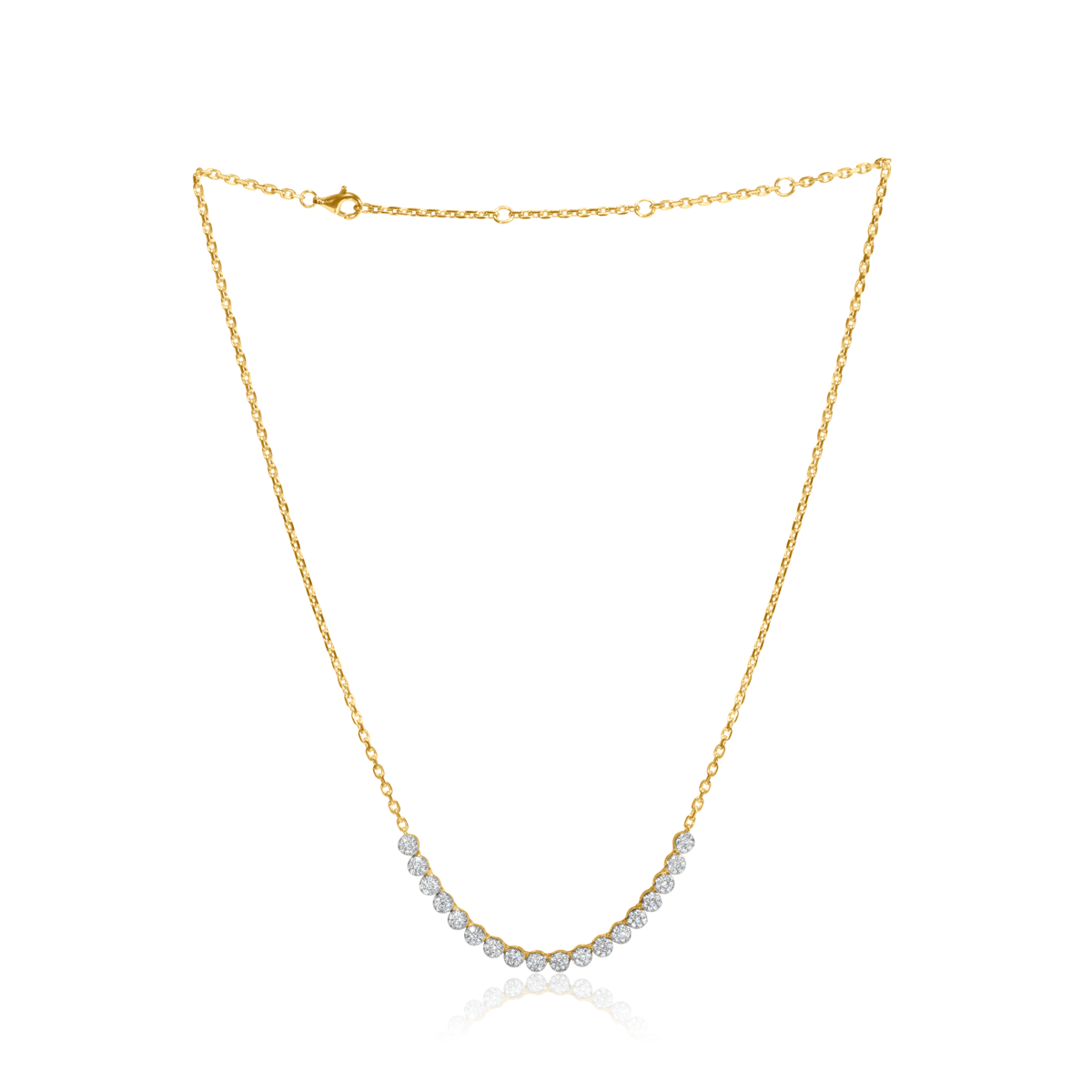 Diamond Flower Necklace