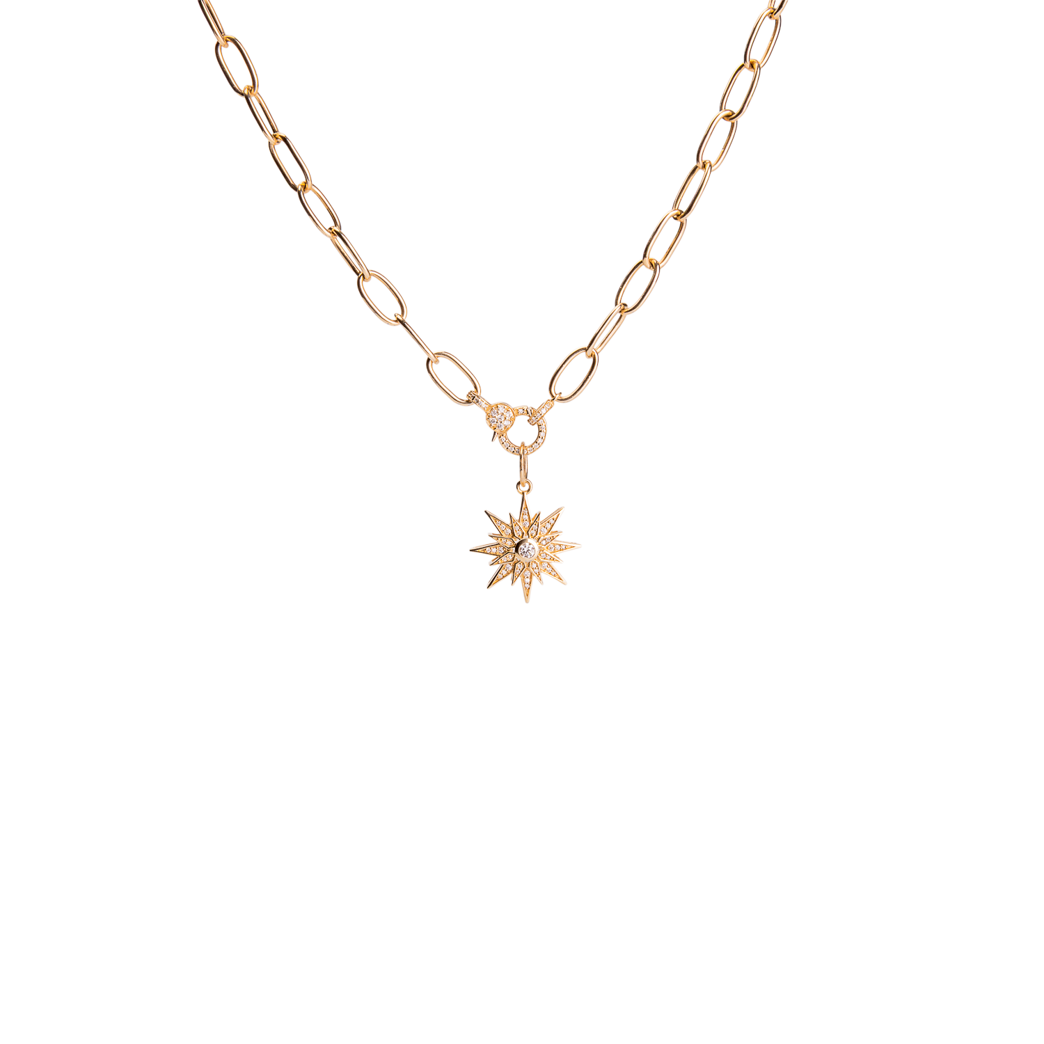 Diamond Starburst Charm