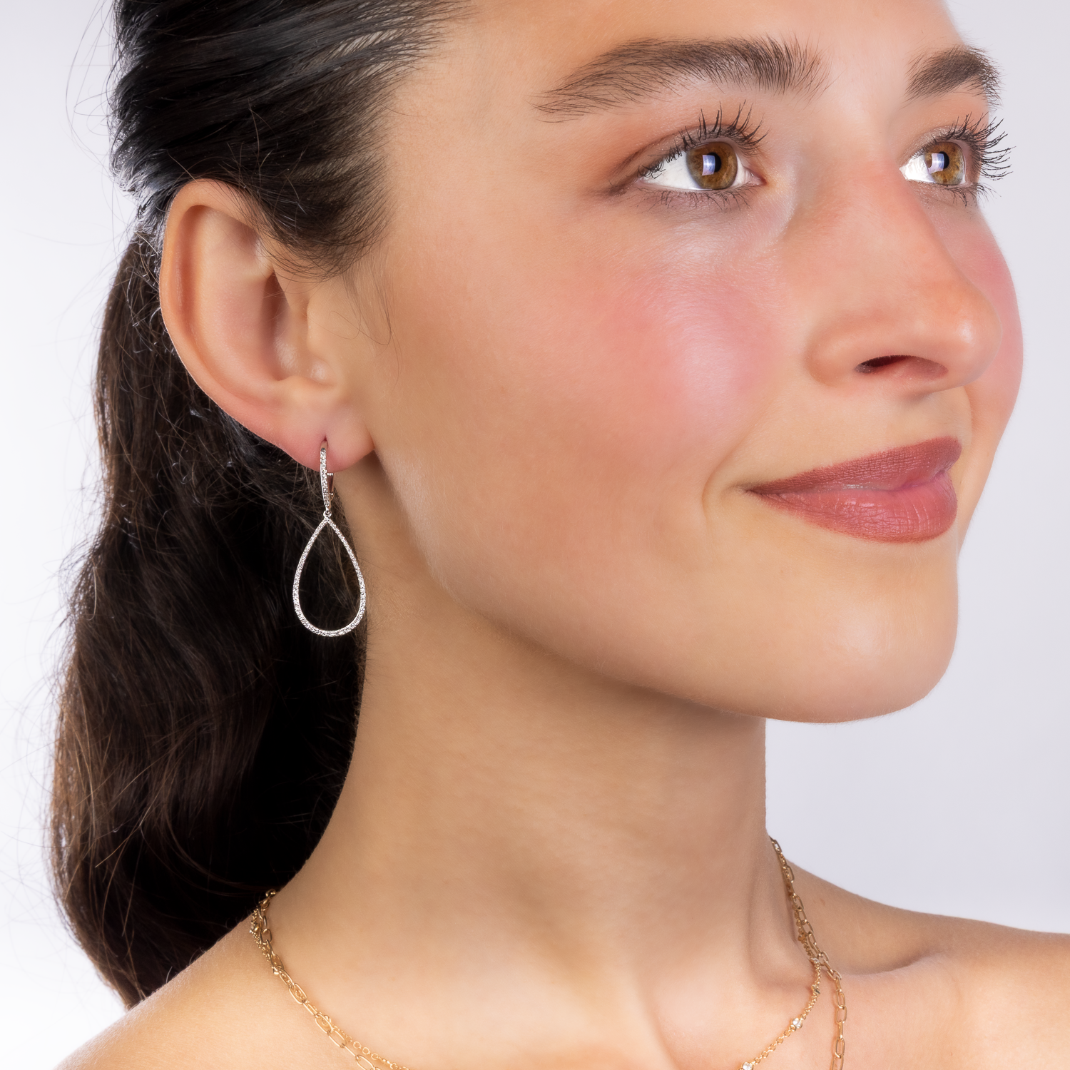 Diamond Teardrop Earrings