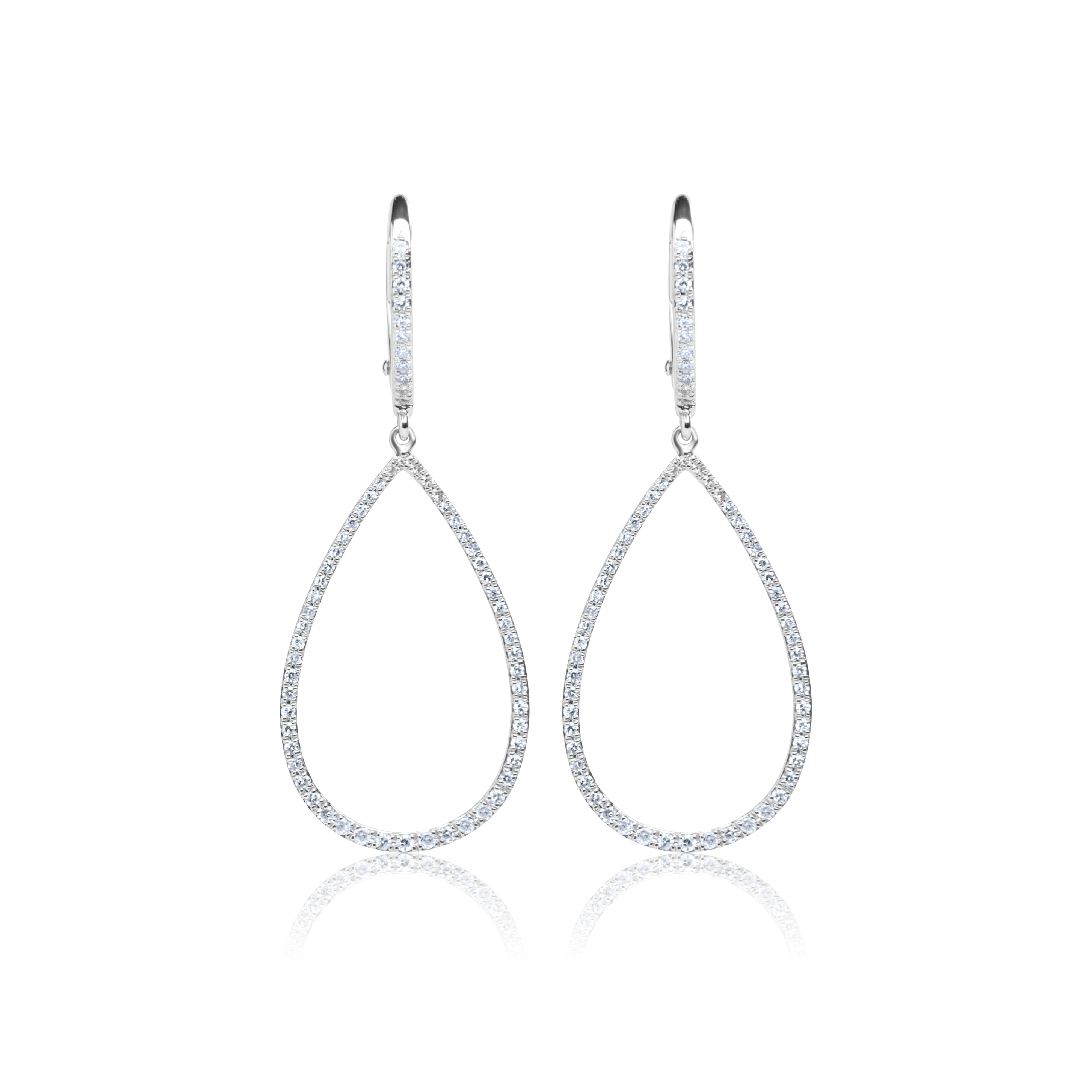 Diamond Teardrop Earrings