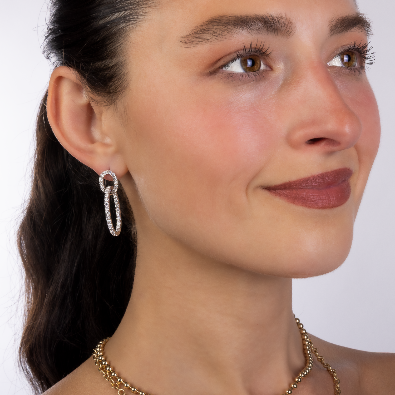 Diamond Double Link Drops