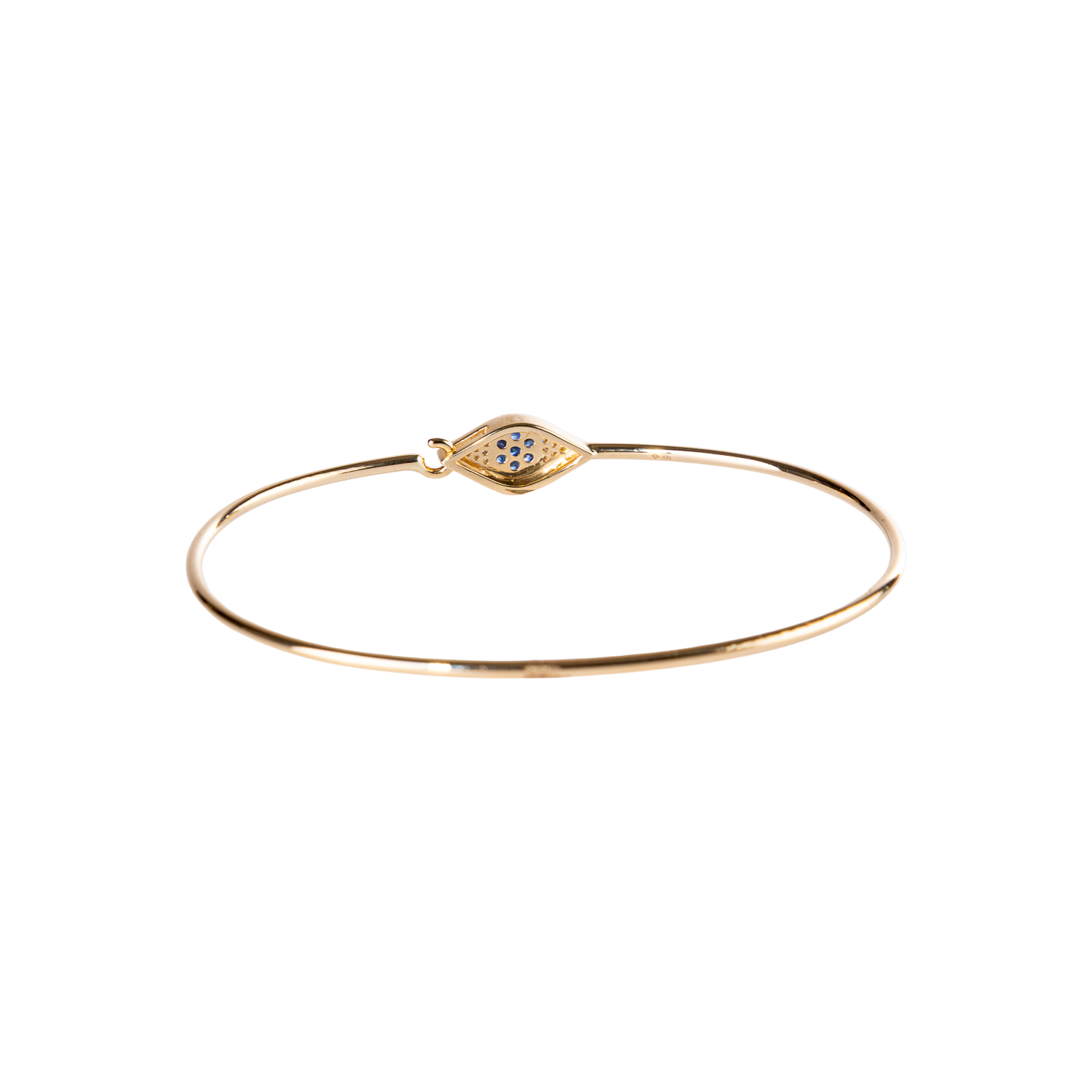 Diamond Evil Eye Bangle