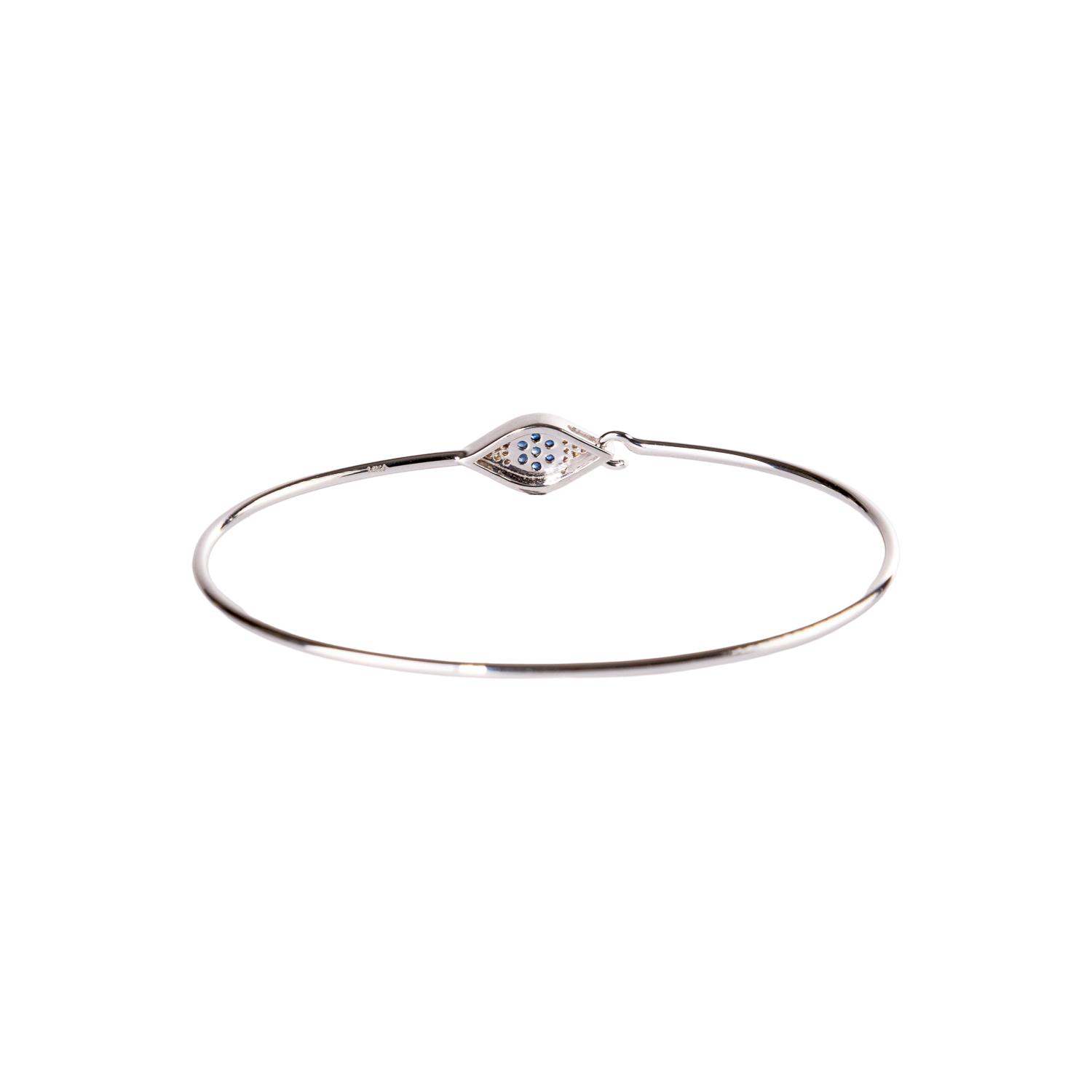 Diamond Evil Eye Bangle