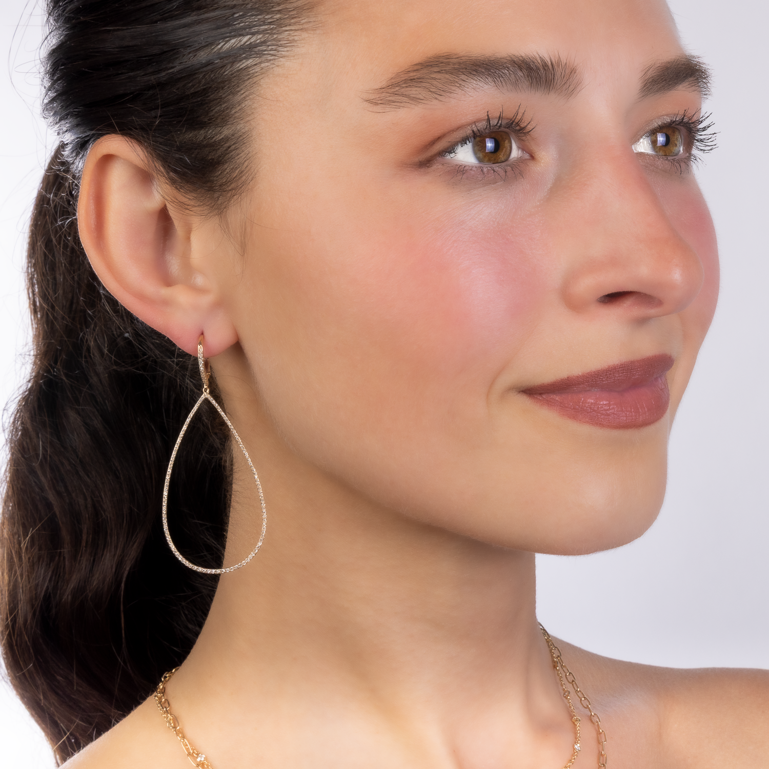 Diamond Teardrop Earrings