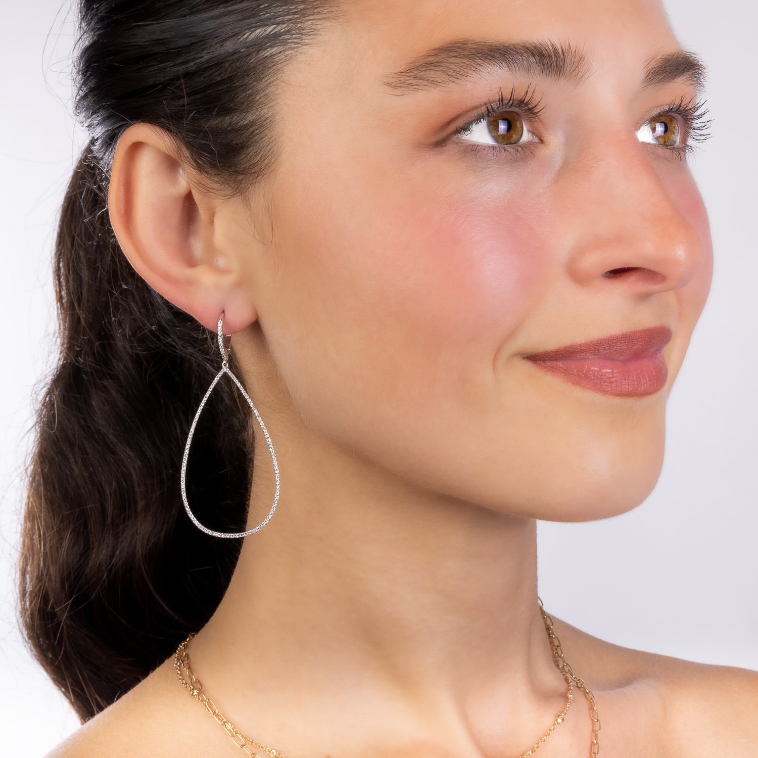 Diamond Teardrop Earrings