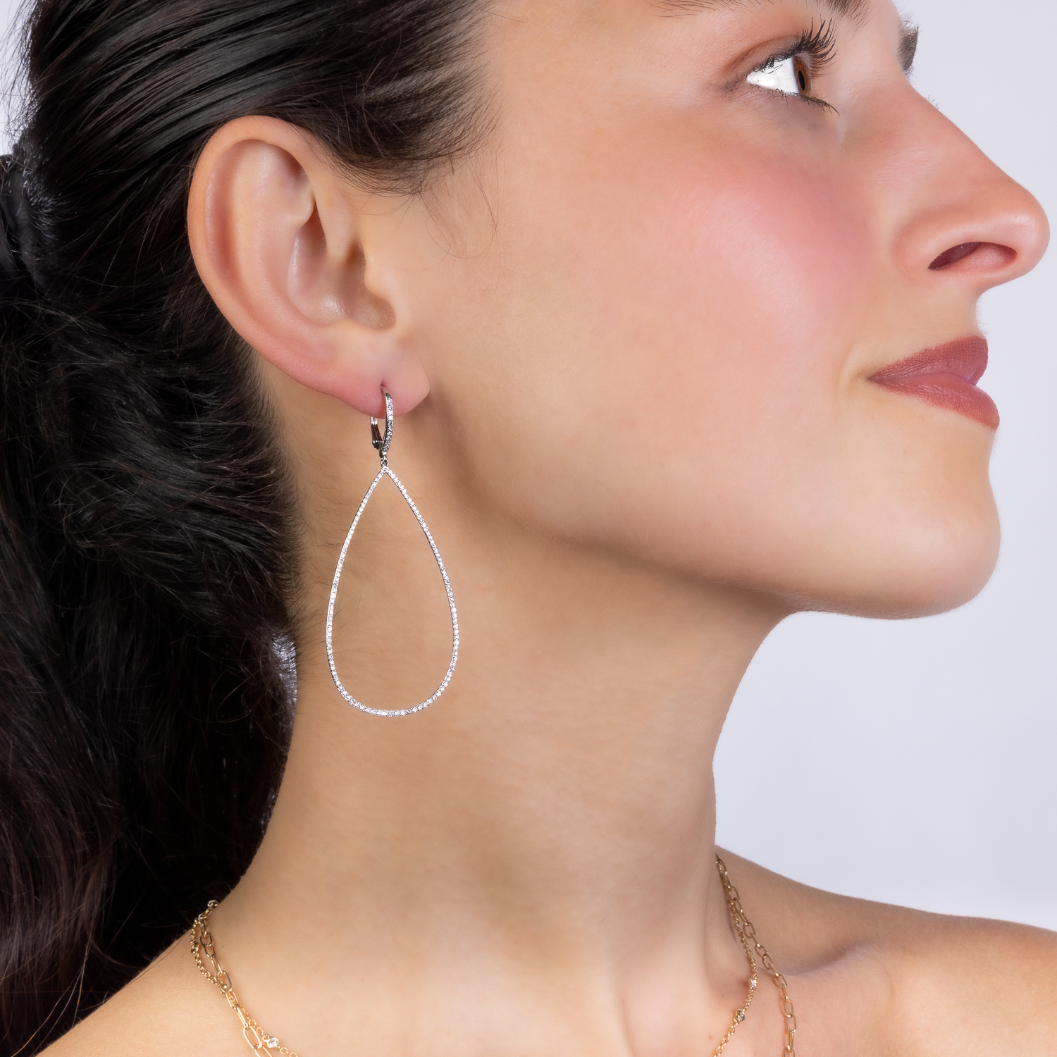 Diamond Teardrop Earrings