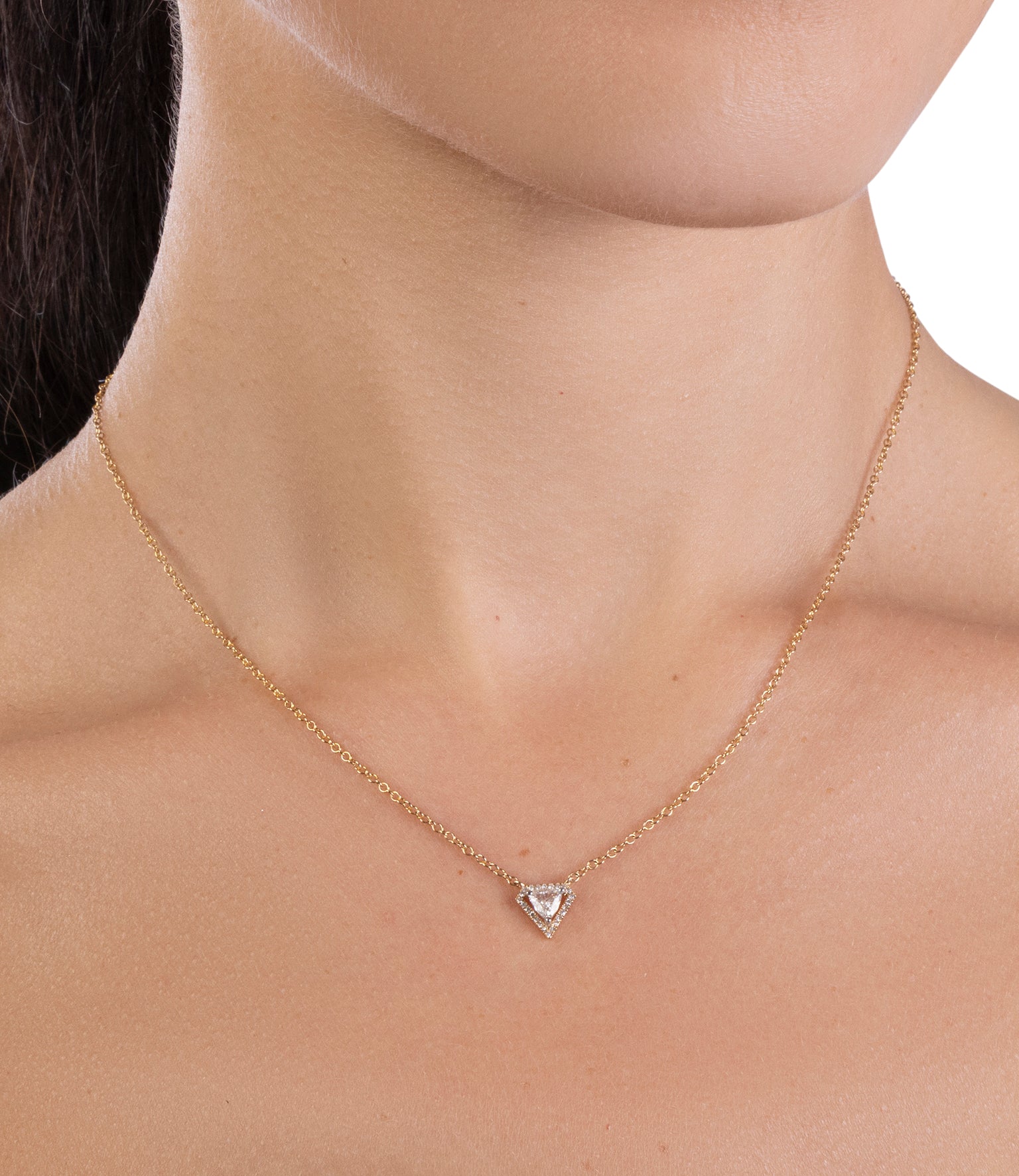 Super Power Dimond Shield Necklace