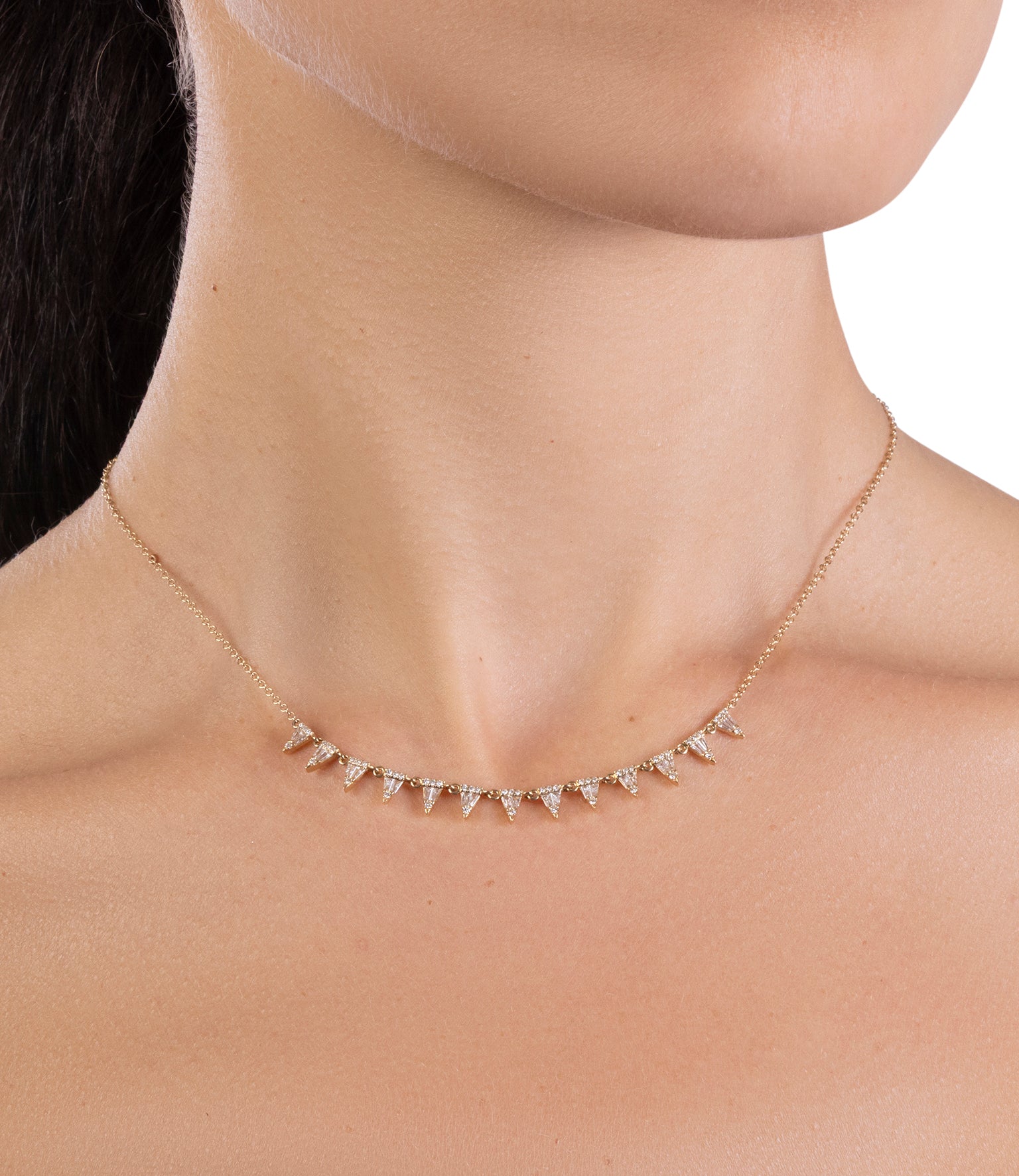 Diamond Spike Necklace