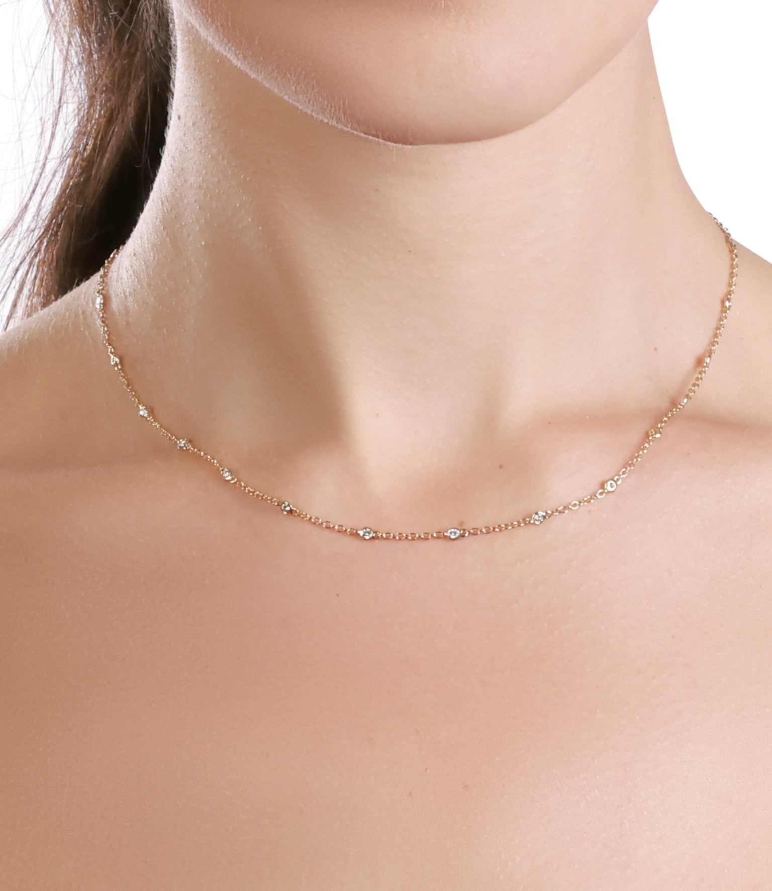 Diamond By The Yard Necklace