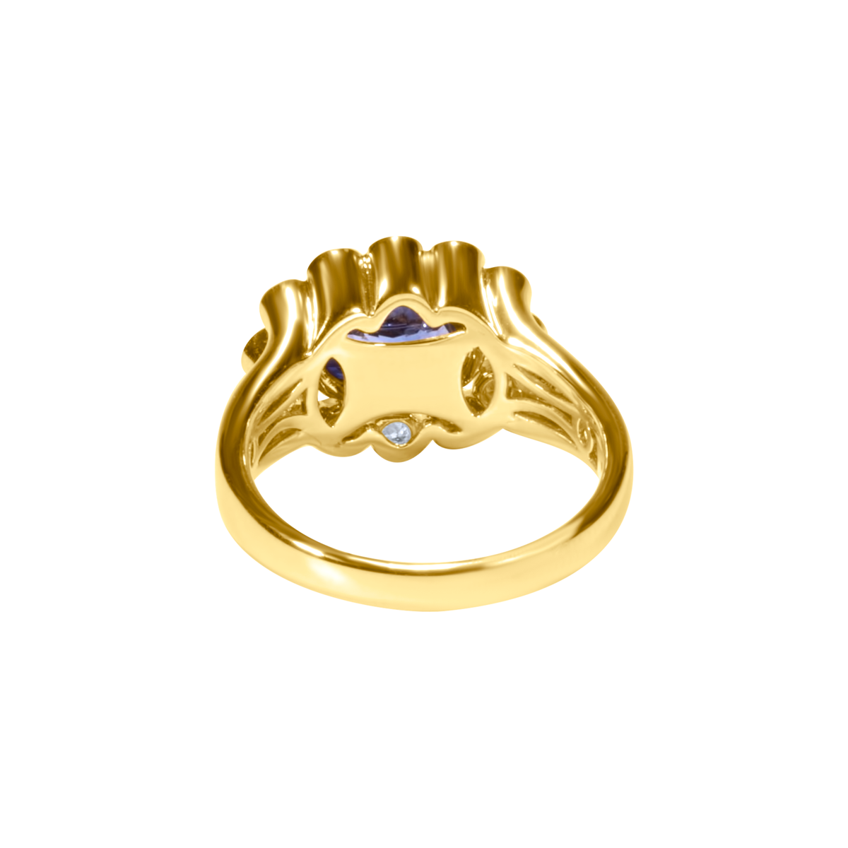 East-West Gemstone Diamond Ring