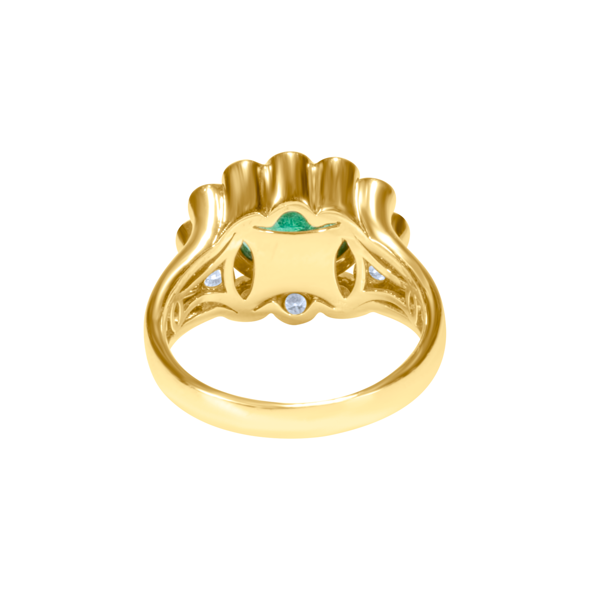 East-West Gemstone Diamond Ring