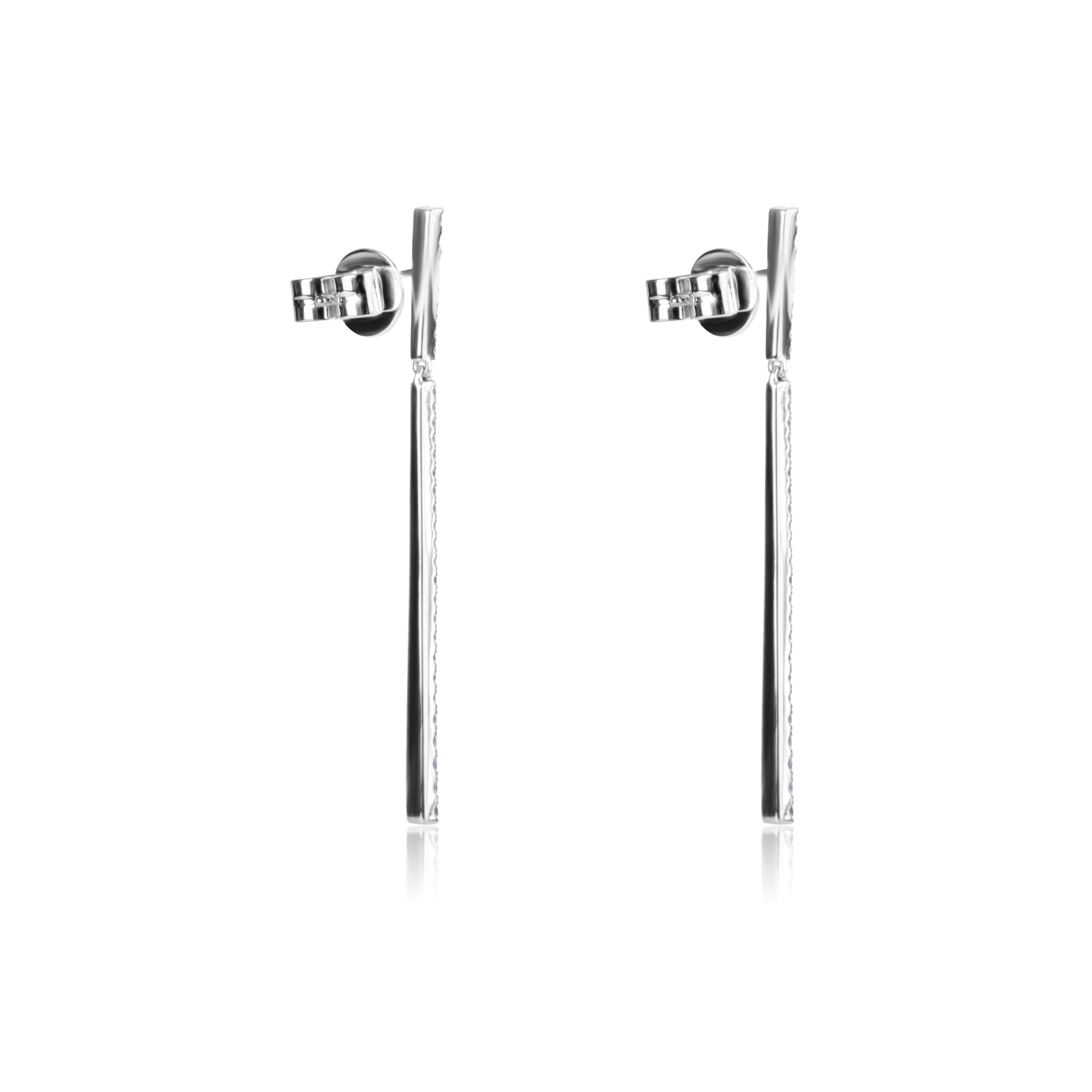 Fabuolus Diamond Stick Earrings