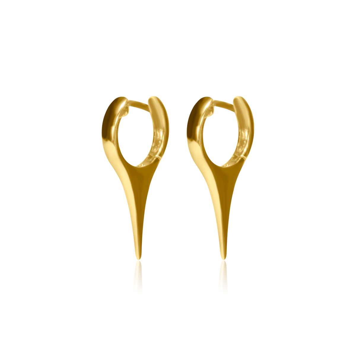 Gold Dagger Earrings