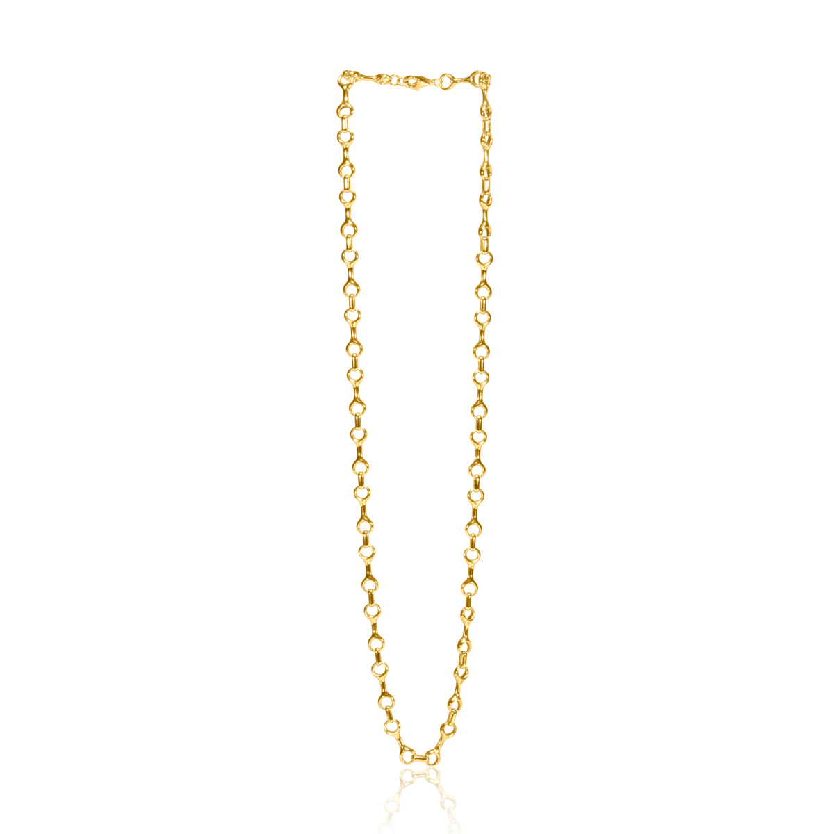 Gold Horsebit Link Chain