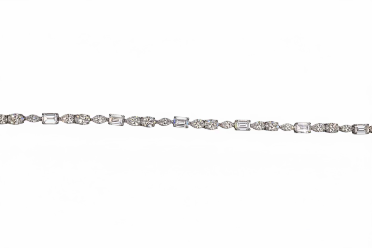 Multi Shape Lab Diamond Bracelet