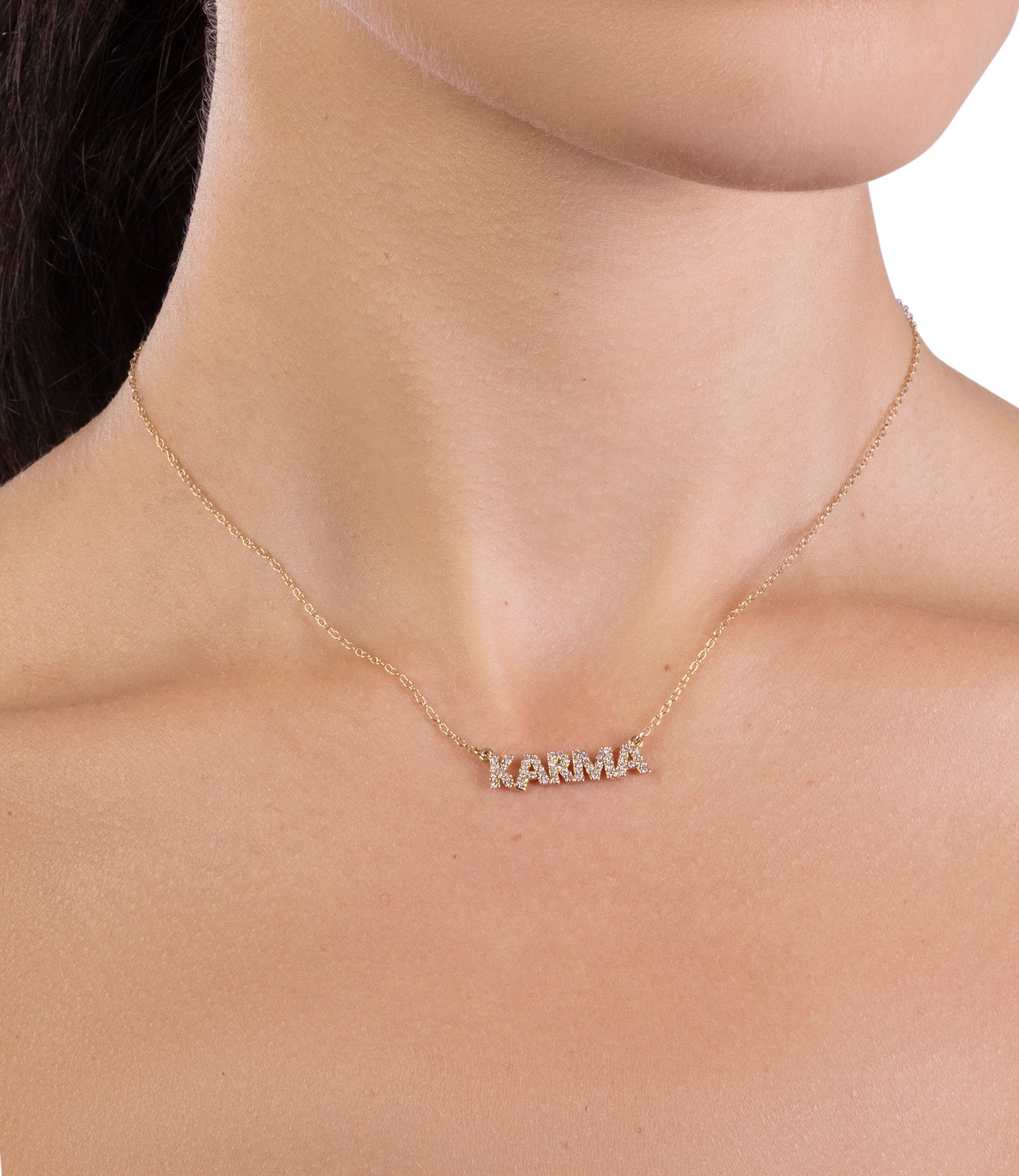 Diamond Karma Necklace