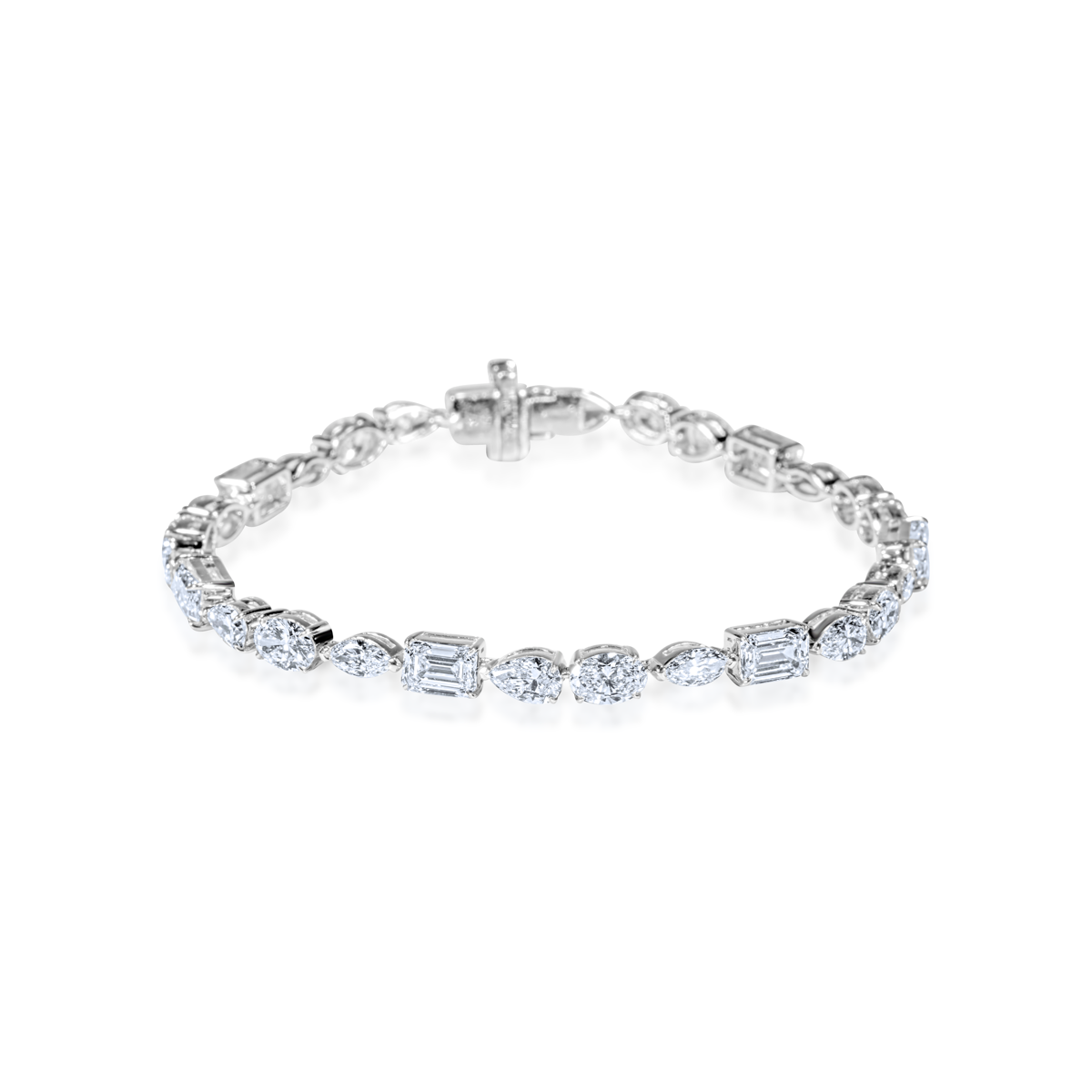 Multi Shape Lab Diamond Bracelet