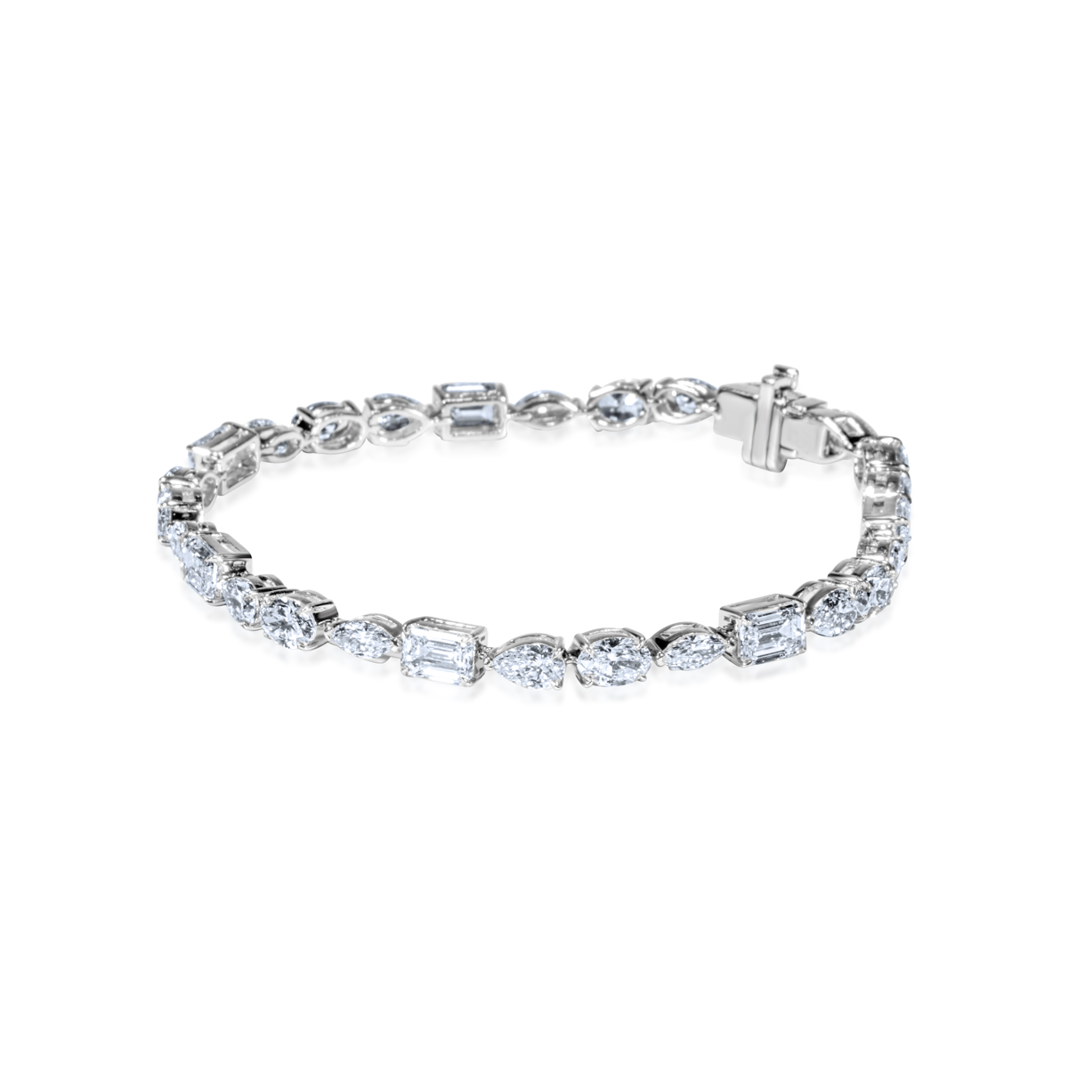 Multi Shape Lab Diamond Bracelet