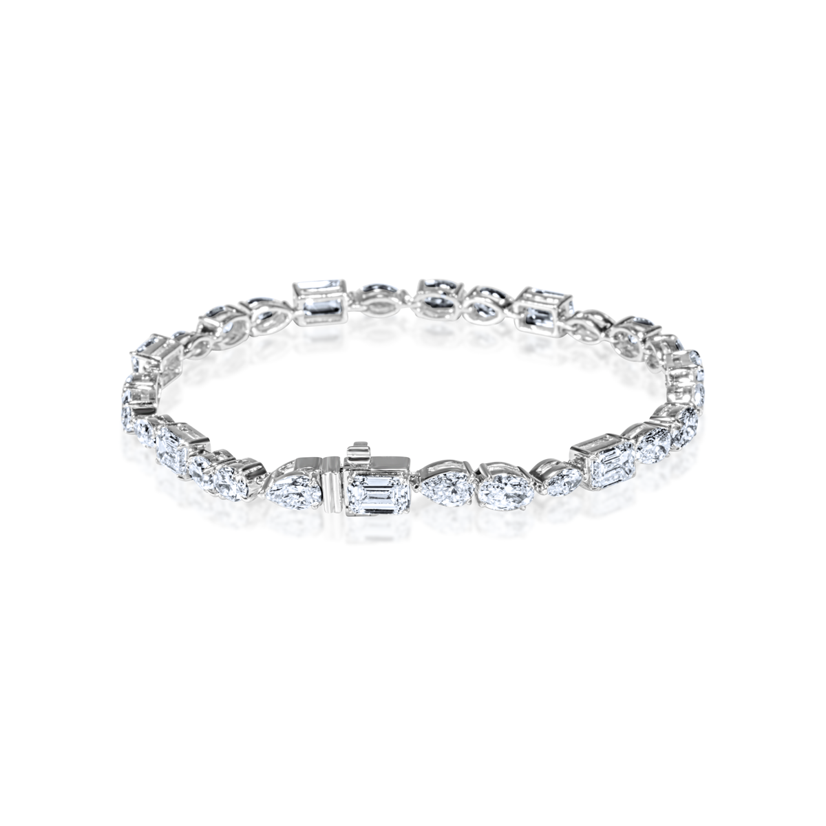 Multi Shape Lab Diamond Bracelet