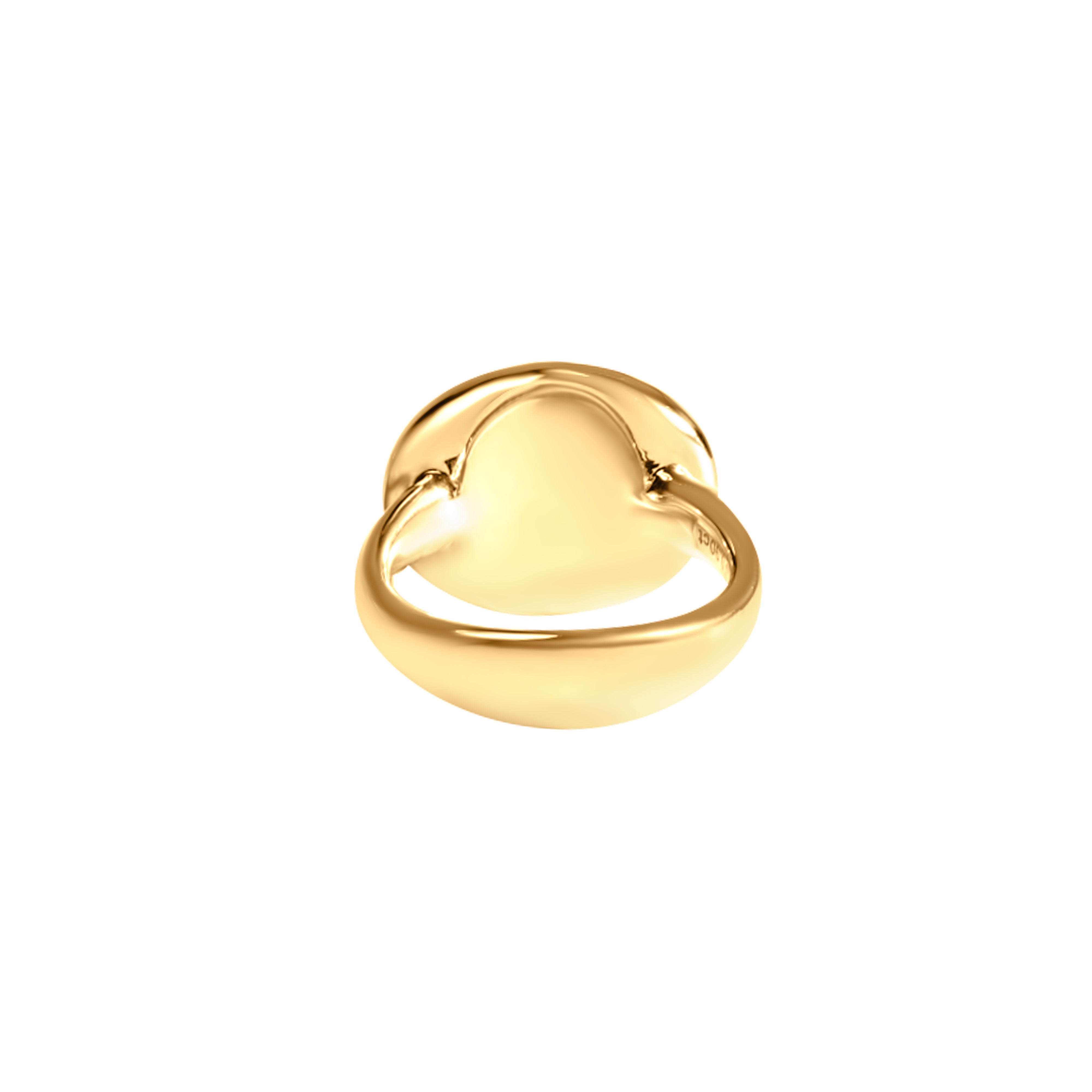 Oval Diamond Pinky RIng