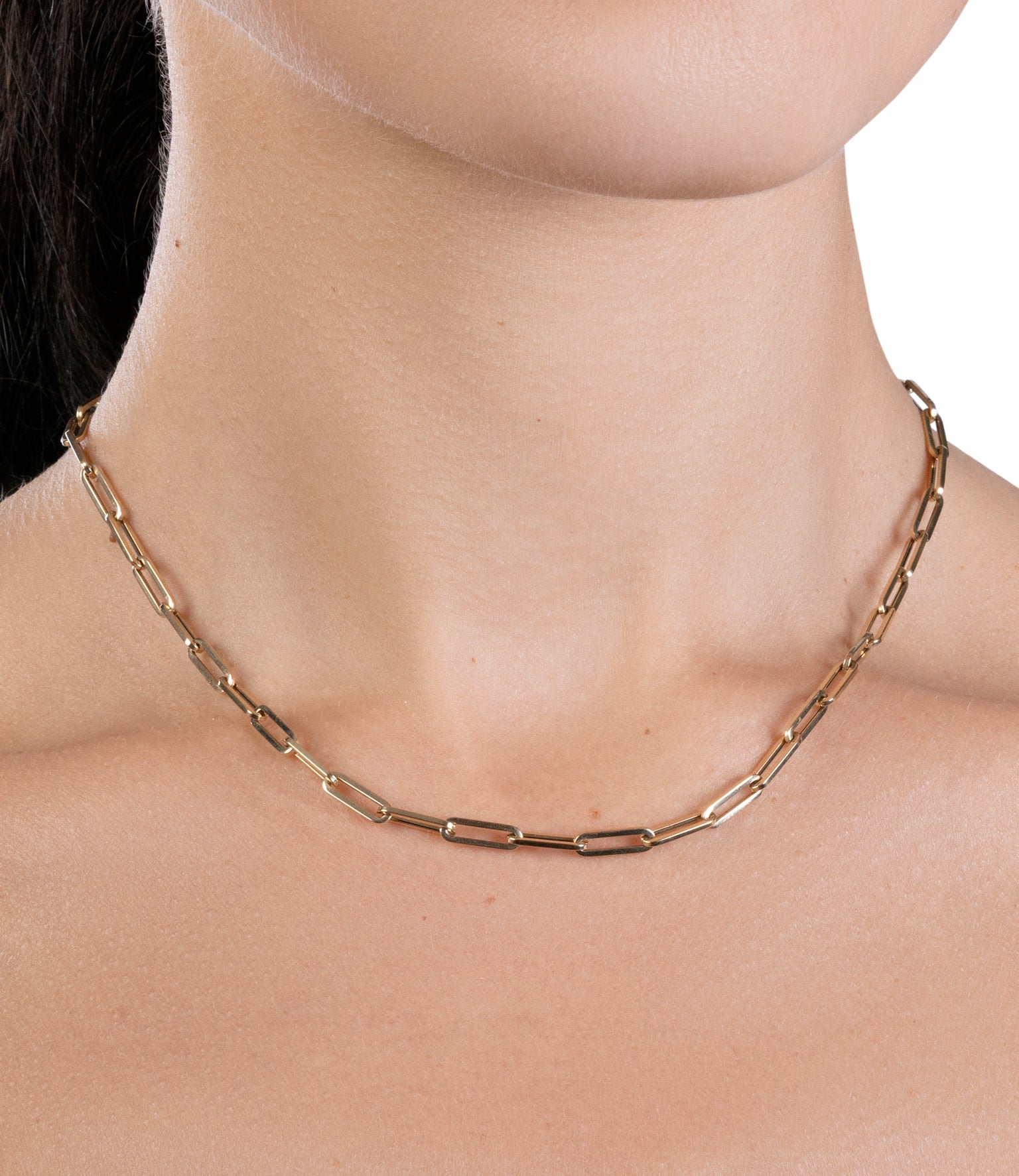 Paperclip Gold Chain