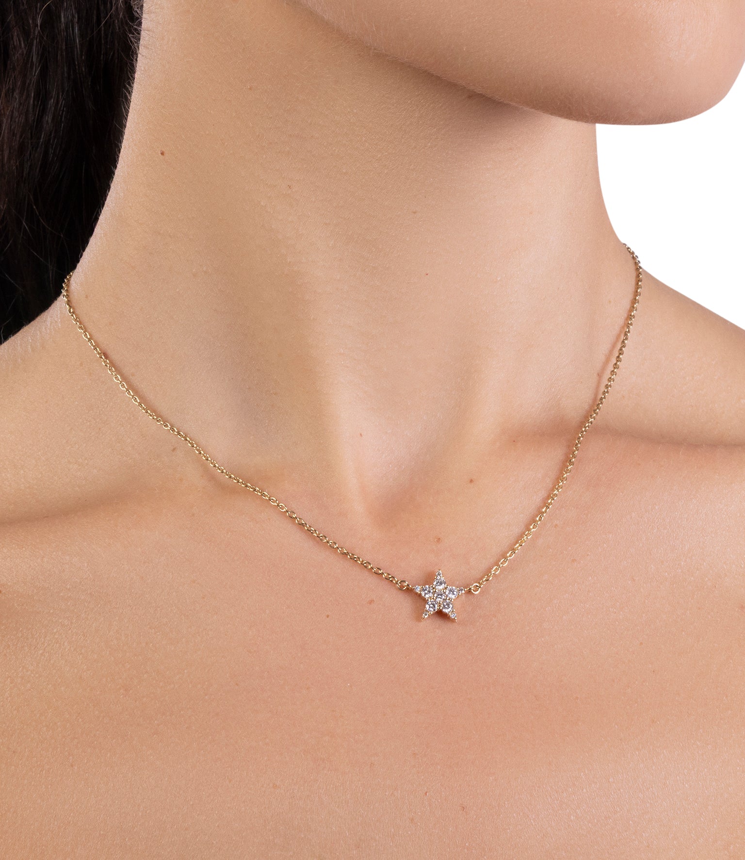 Diamond Star Necklace