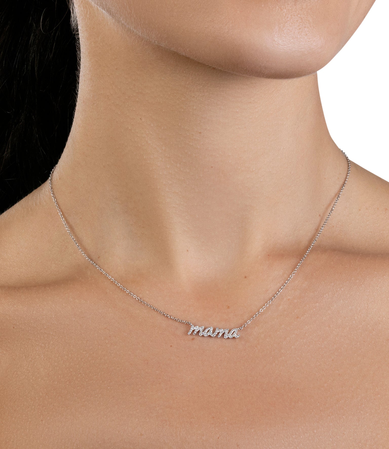 Mama Diamond Necklace