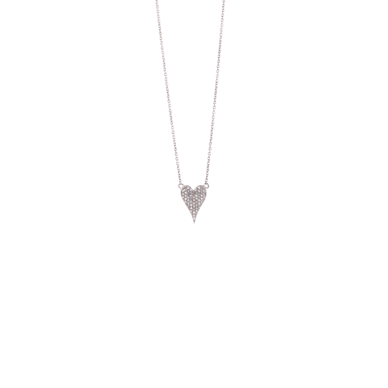 Elongated Diamond Heart