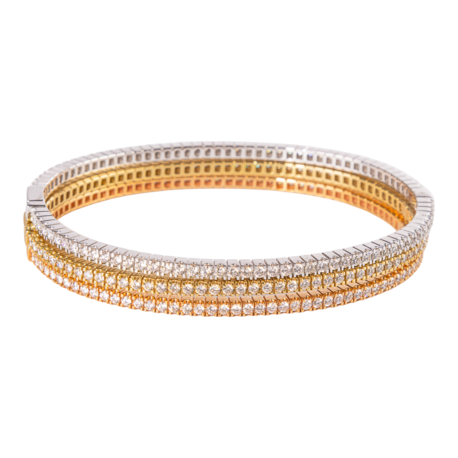 Prong Set Diamond Bangle