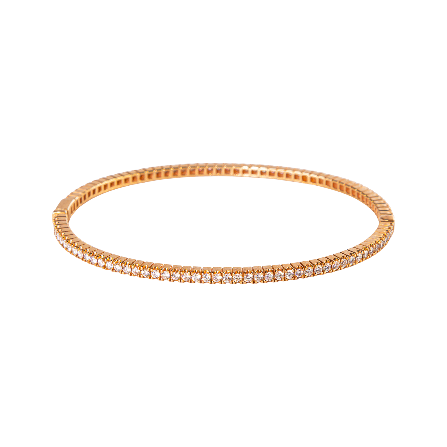 Prong Set Diamond Bangle