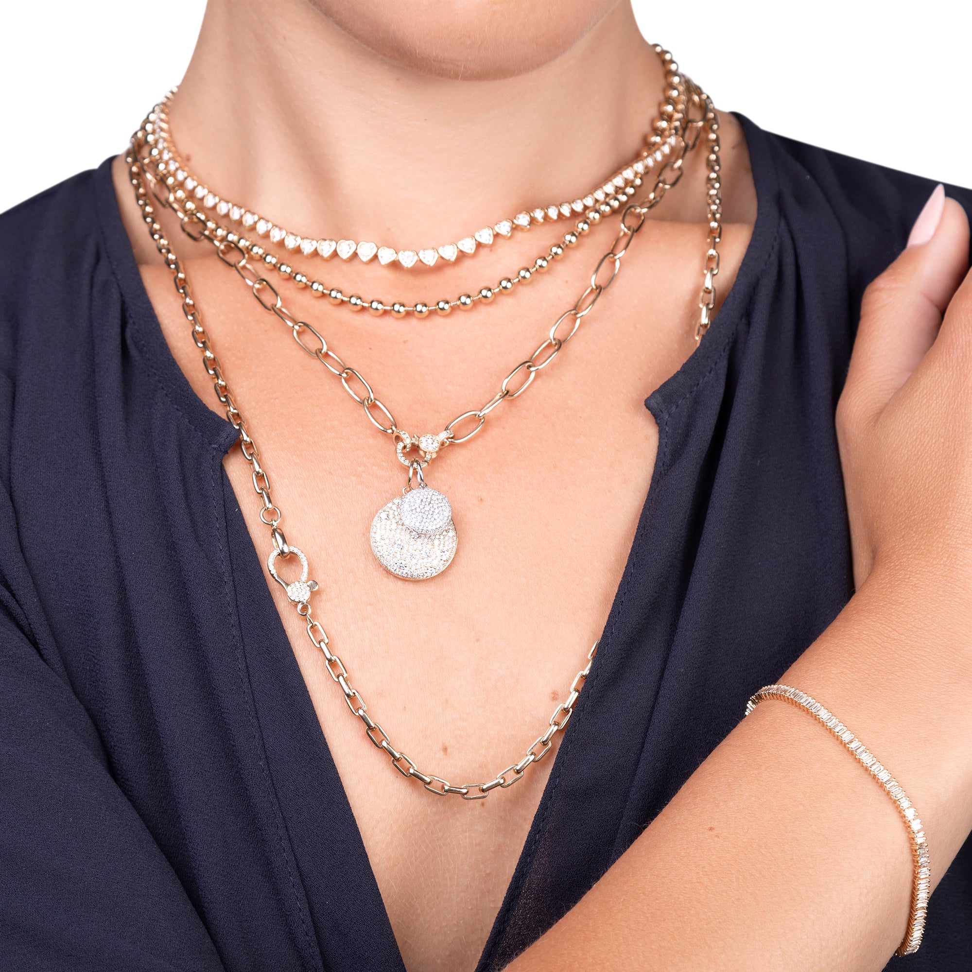 Baguette Diamond Tennis Bracelet