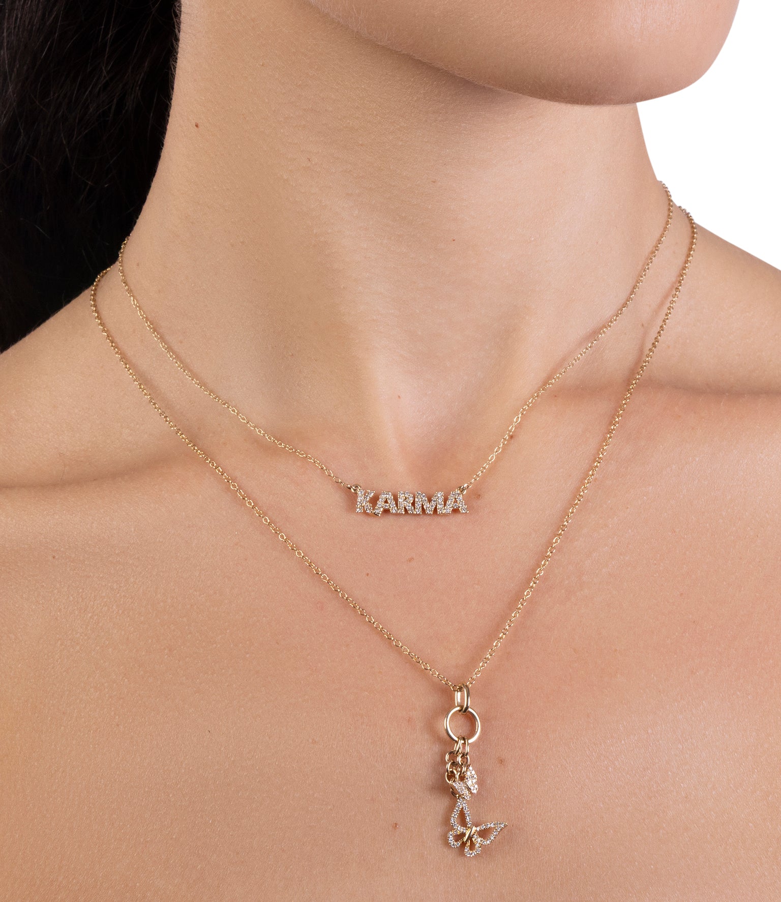 Diamond Karma Necklace