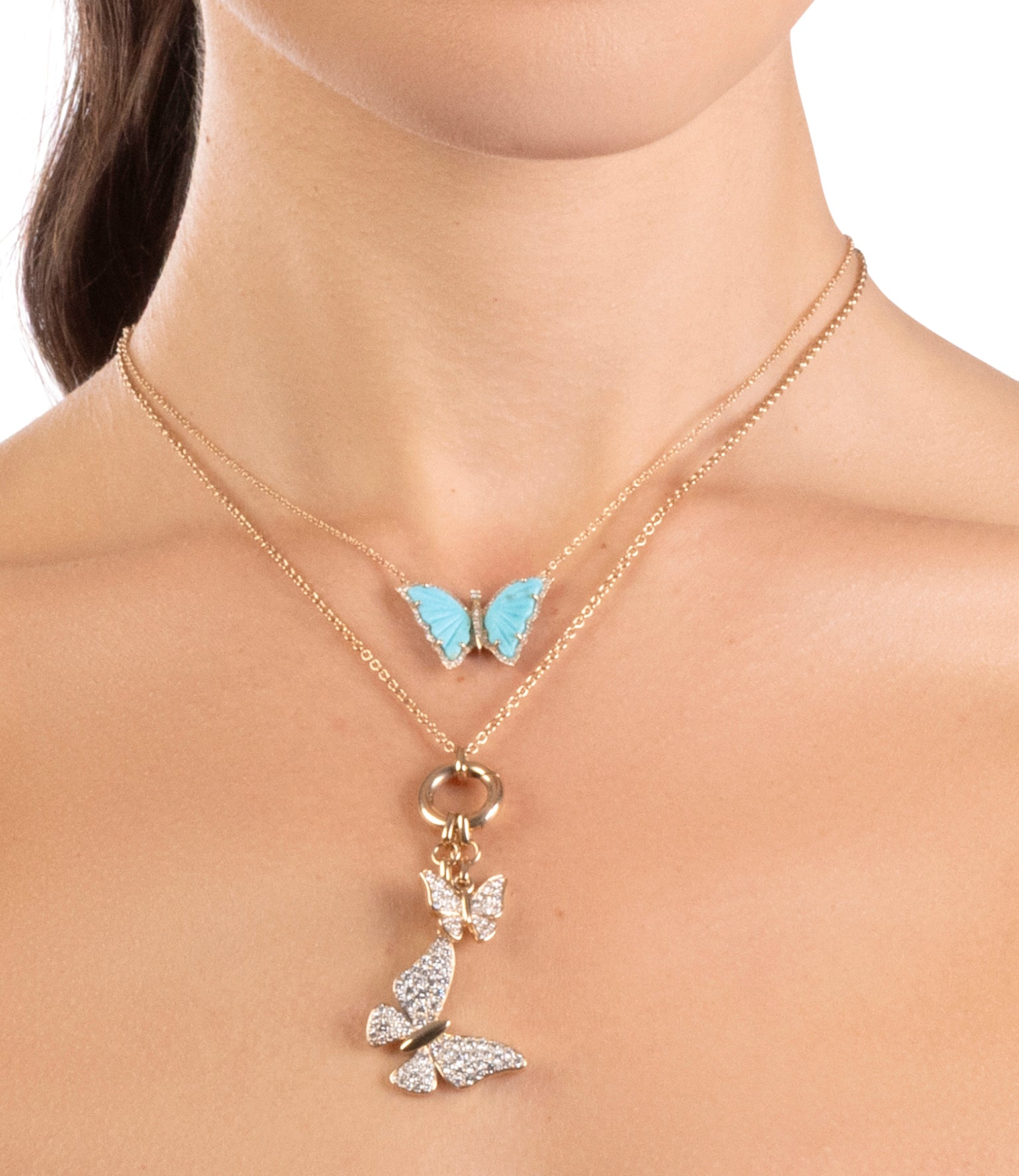 Carved Butterfly Necklace